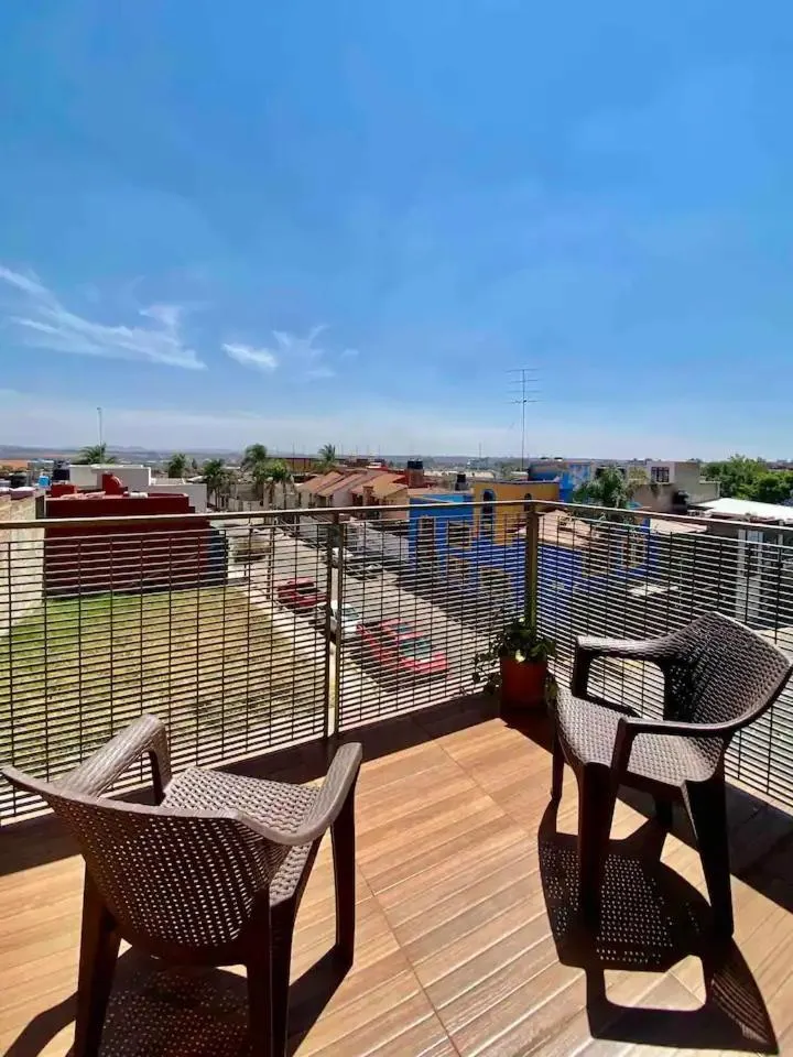 Balcony/Terrace in Suites La Gloria Alojamiento independiente