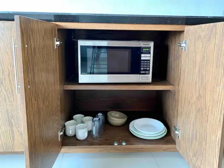 Kitchen or kitchenette in Suites La Gloria Alojamiento independiente