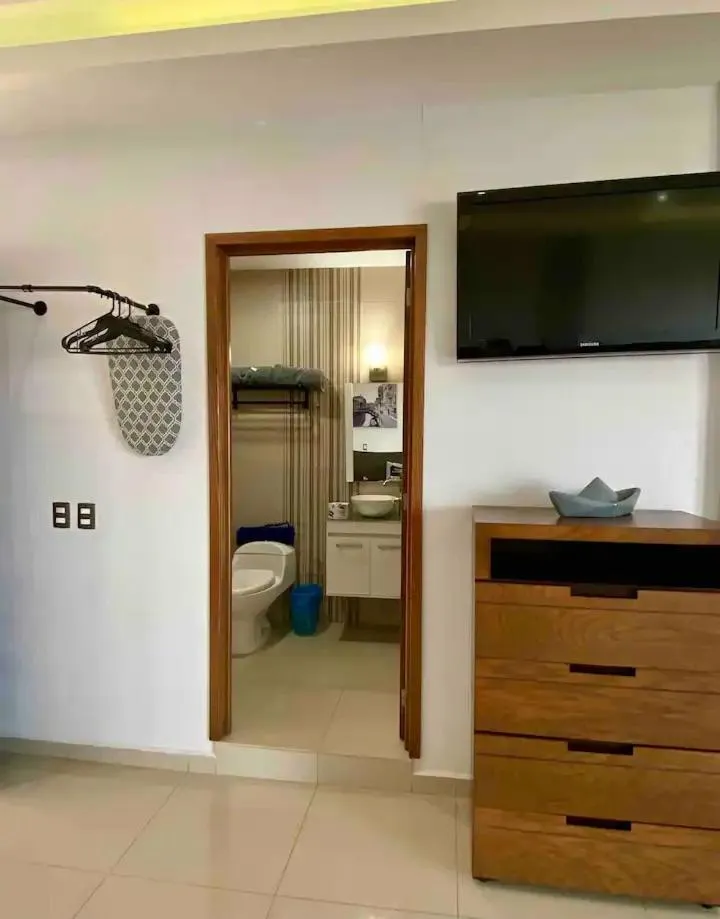 Shower in Suites La Gloria Alojamiento independiente