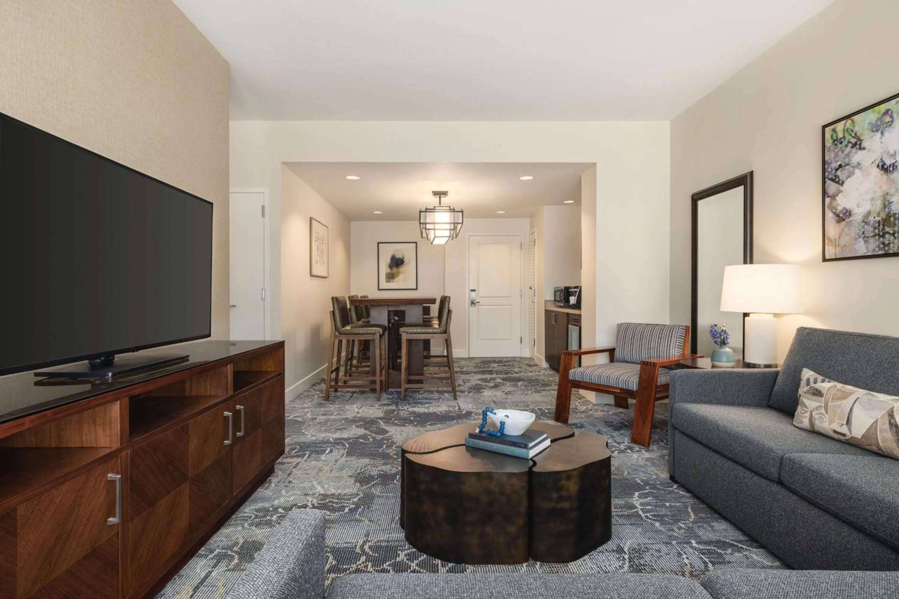 Living room in The Woodlands Resort, Curio Collection by Hilton