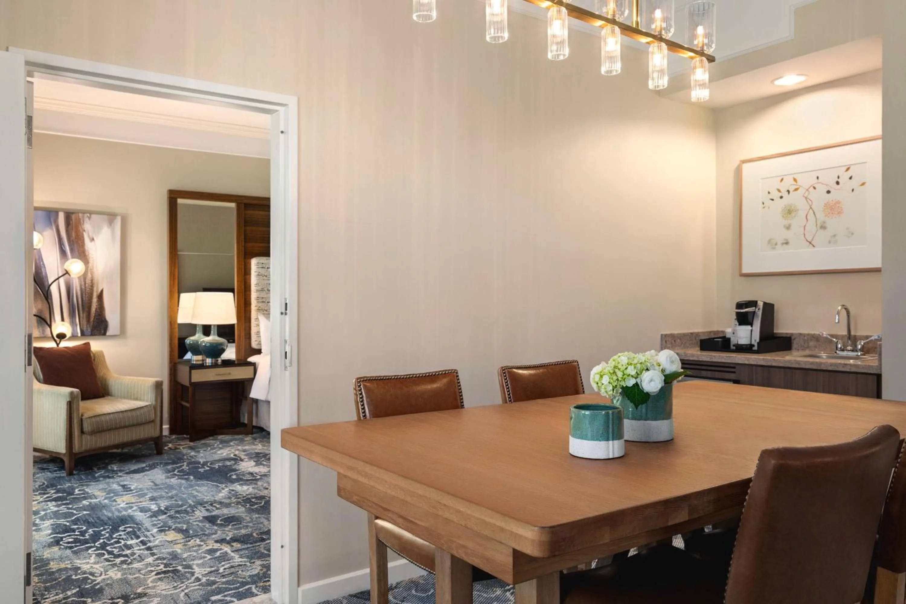 Living room in The Woodlands Resort, Curio Collection by Hilton