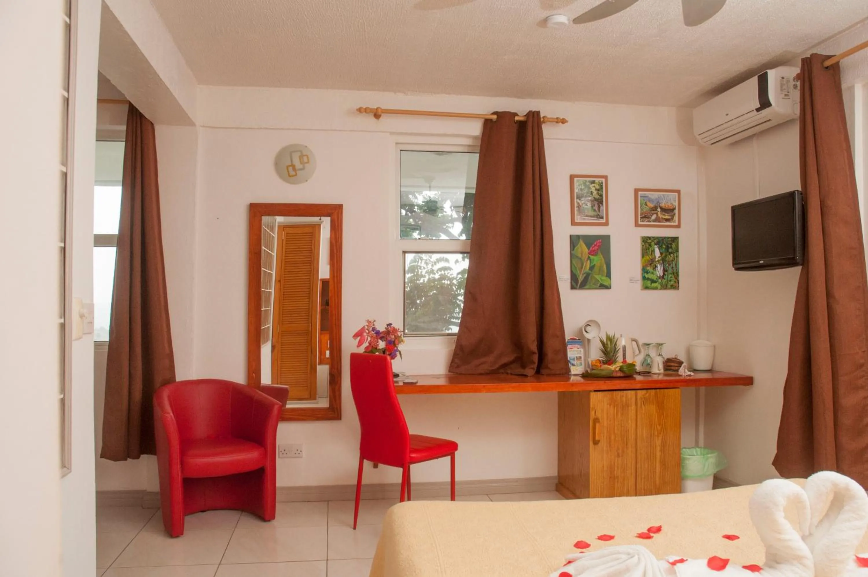 Seating area in The Champs