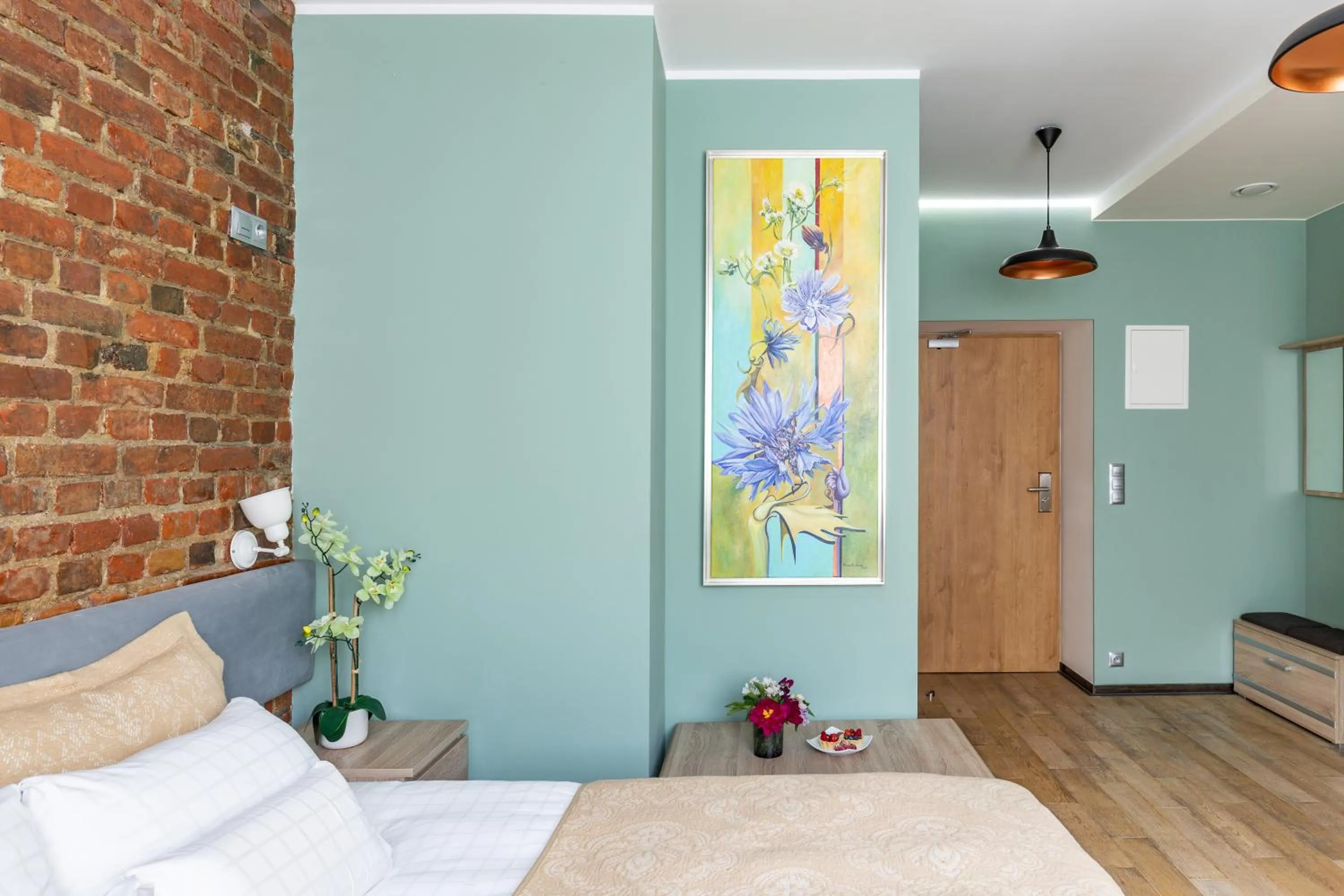 Bedroom, Bed in Apartamenty Efekt 72