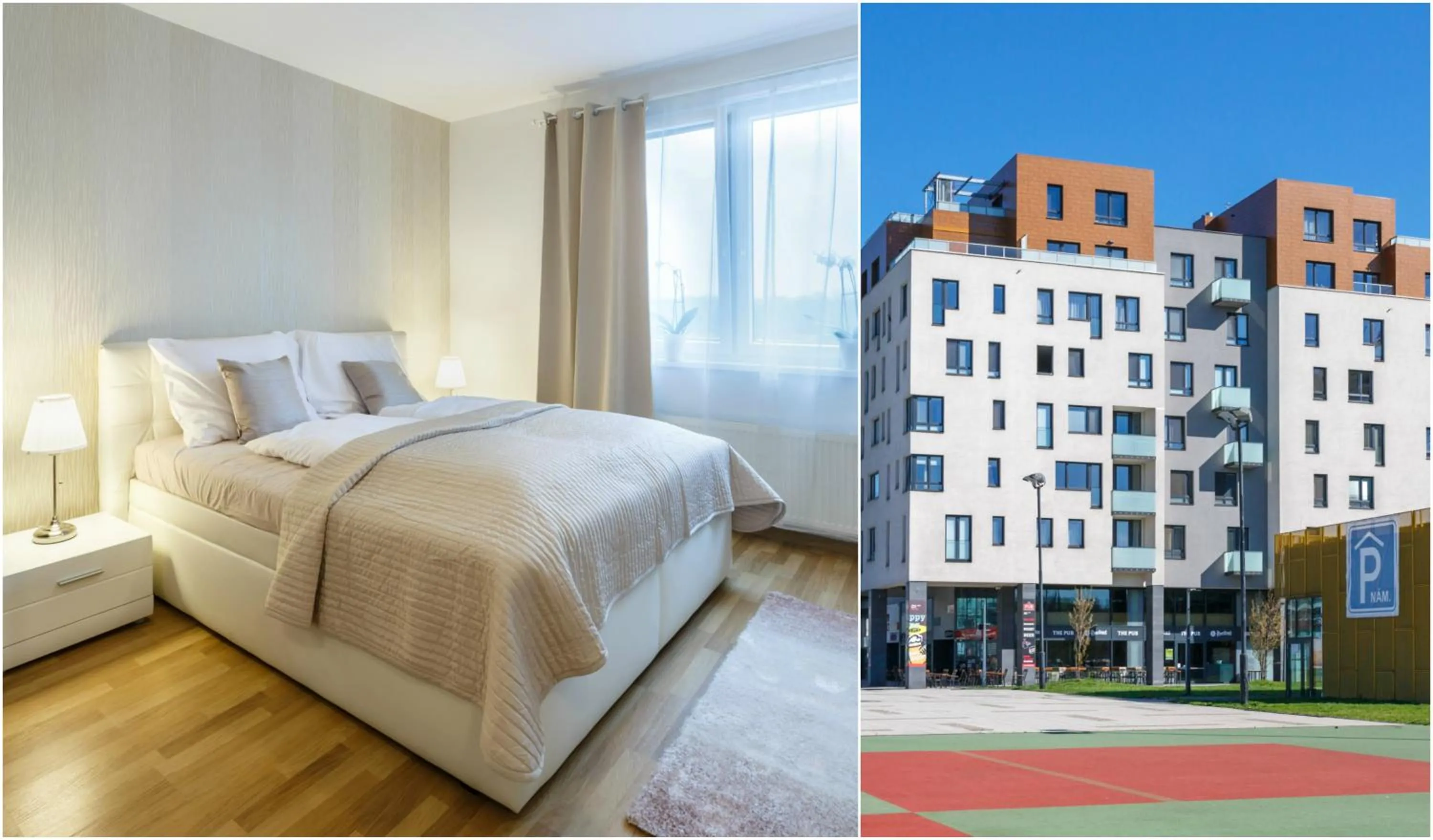 Bed in Golden Apartments Rezidence Nová Karolina