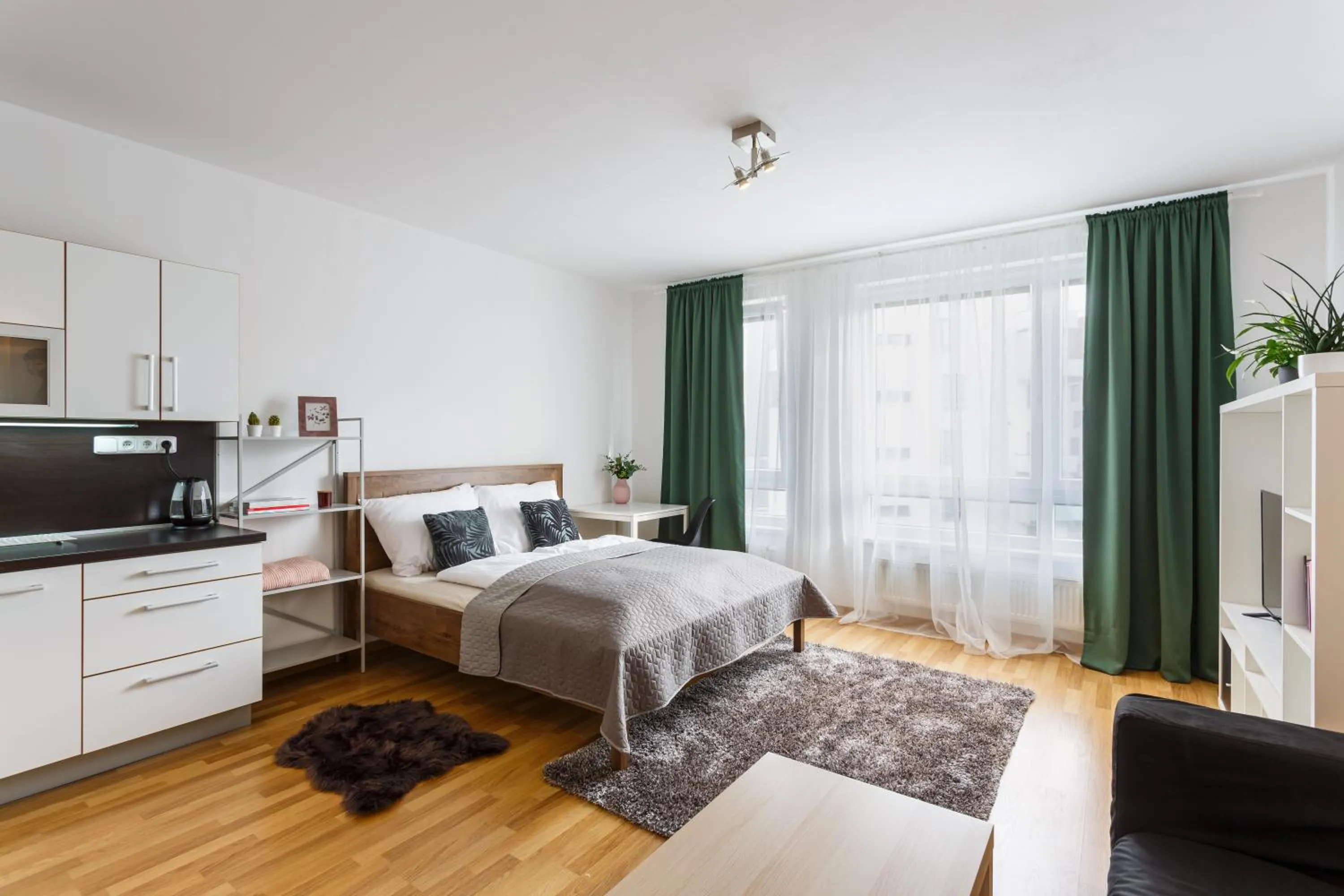 Bed in Golden Apartments Rezidence Nová Karolina