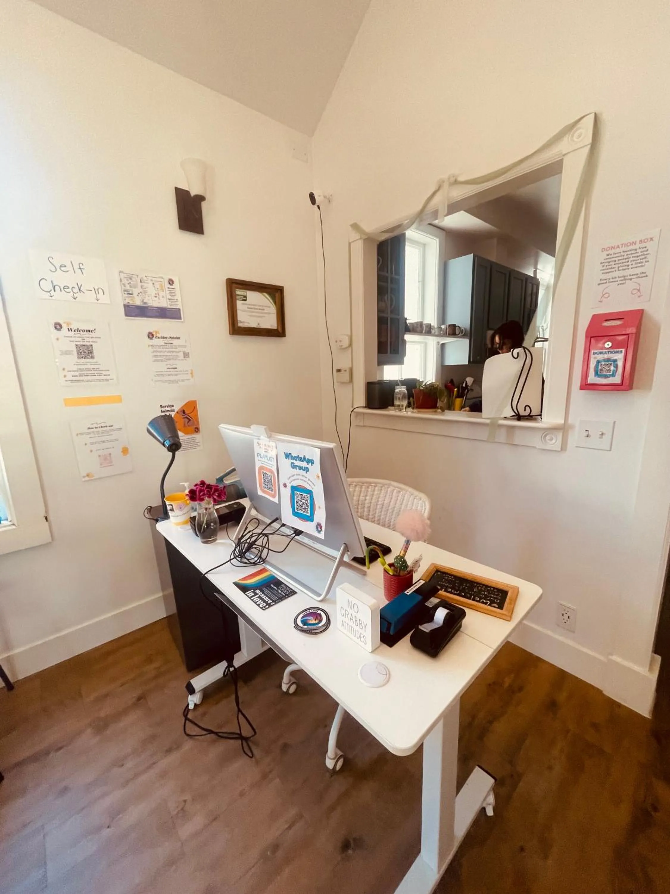 Lobby or reception in Santa Cruz Hostel