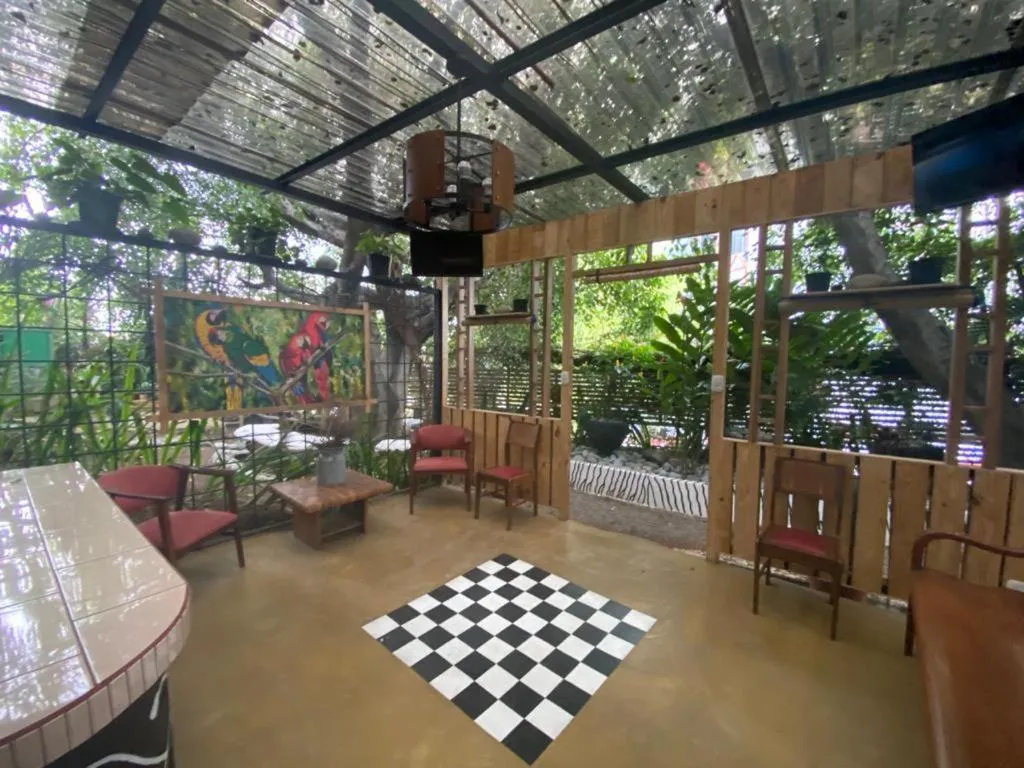 Seating area in Hotel Villa Tournon
