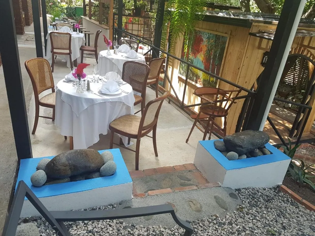 Seating area in Hotel Villa Tournon