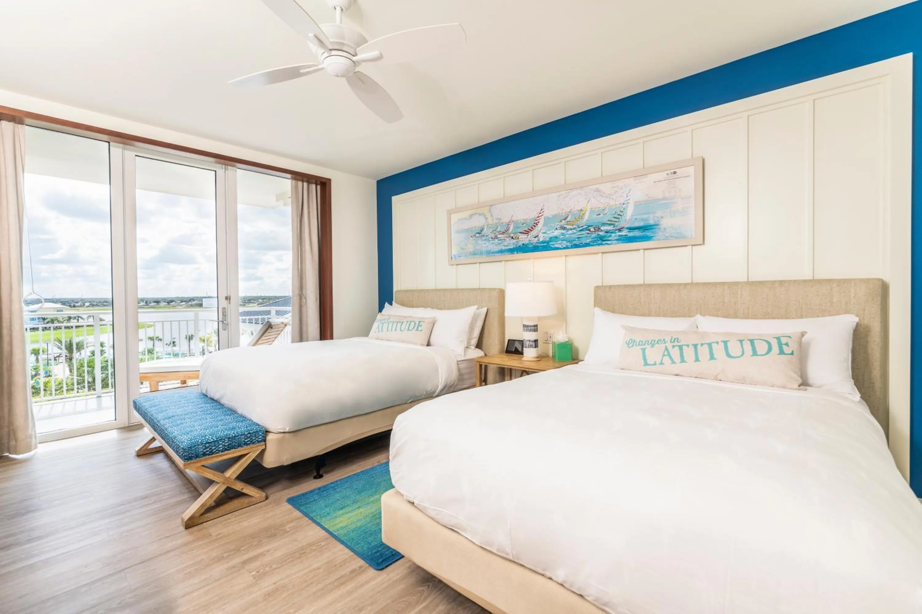 Bed in Margaritaville Resort Orlando