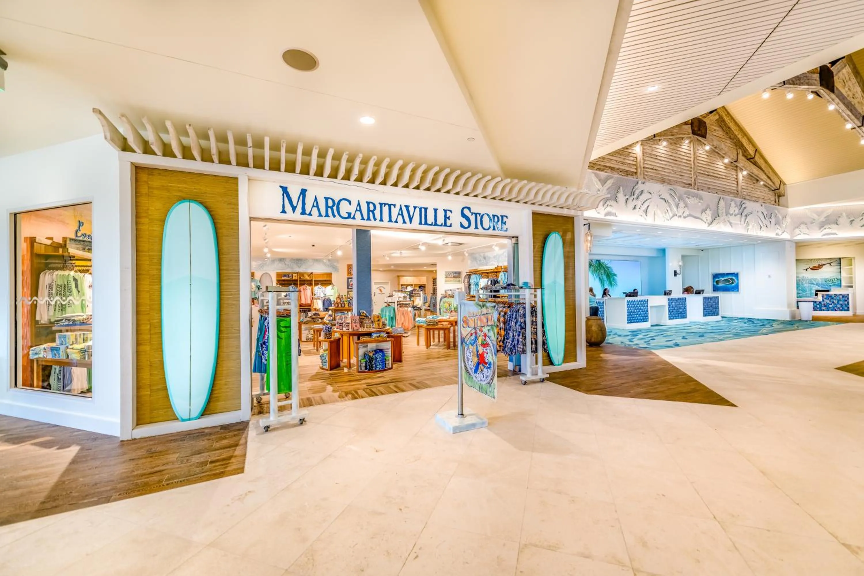 On-site shops in Margaritaville Resort Orlando