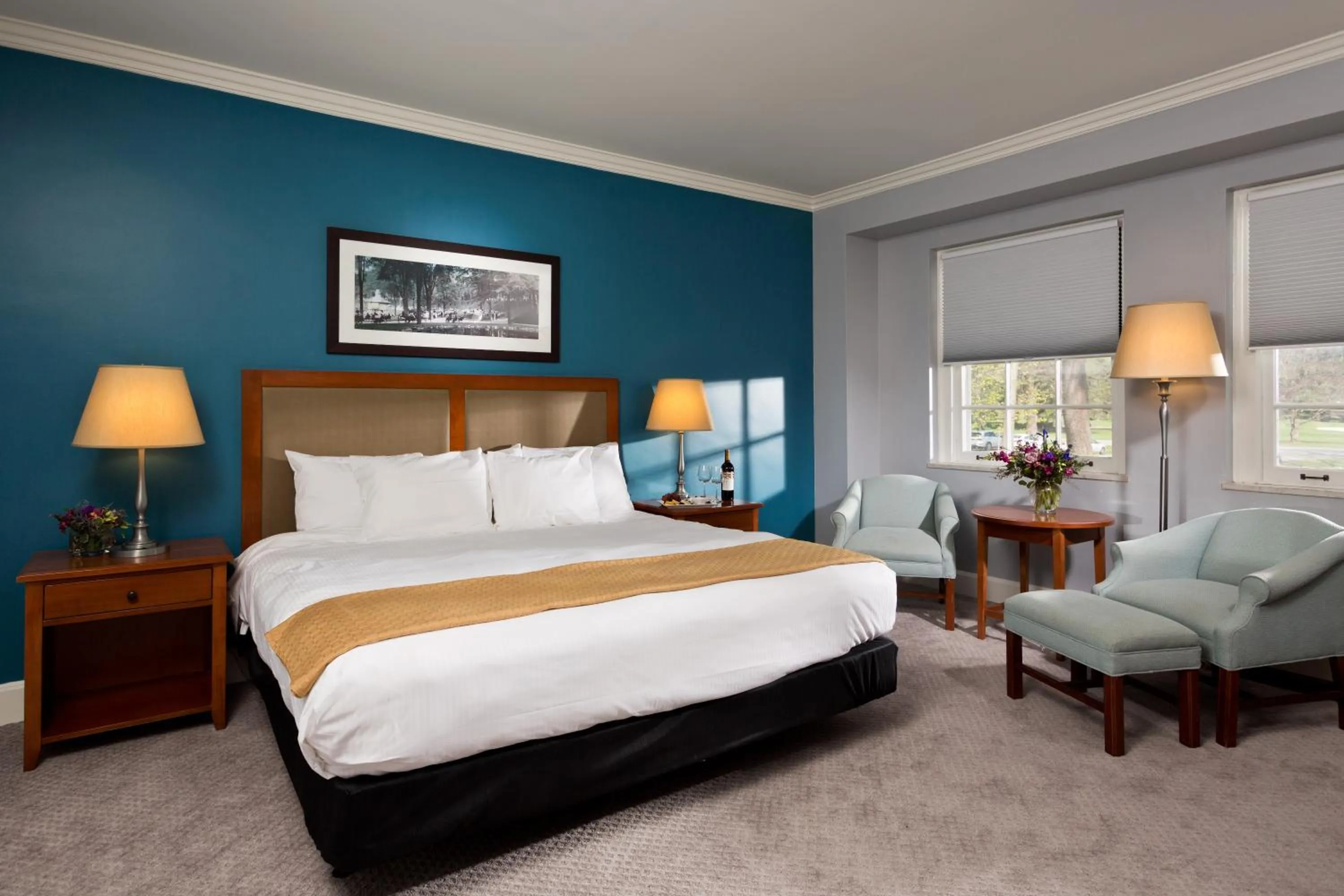 Bed in Gideon Putnam Resort & Spa