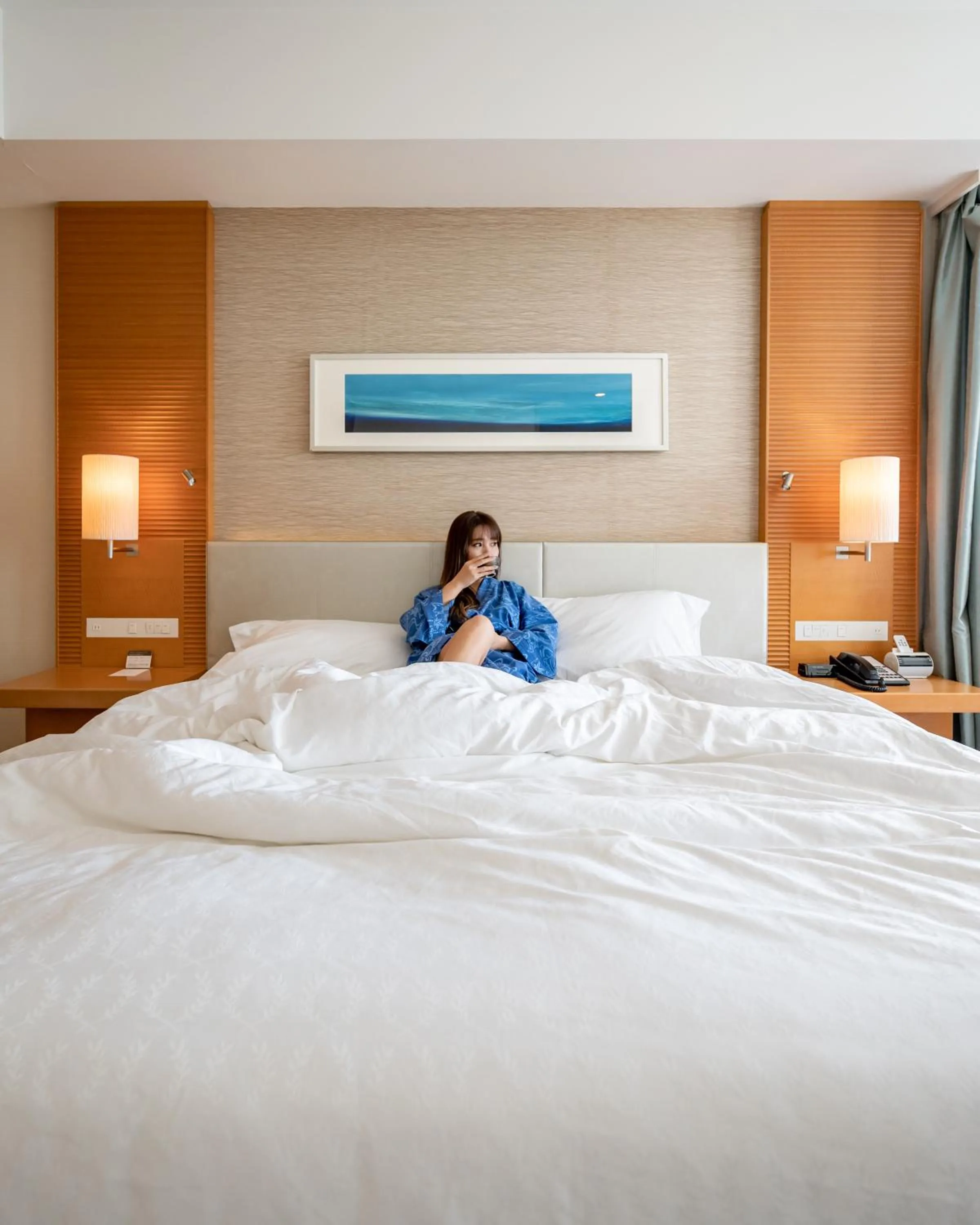 Guests, Bed in Sheraton Grand Hiroshima Hotel