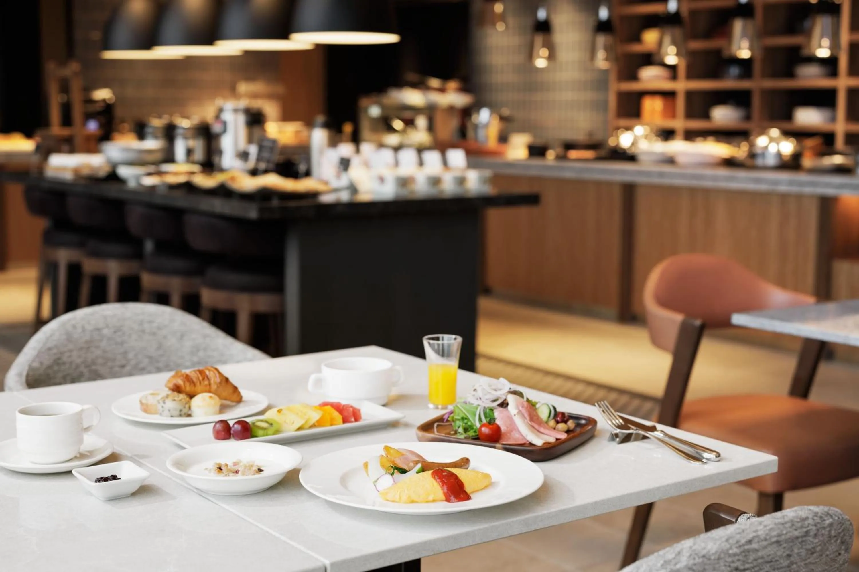 Breakfast in Sheraton Grand Hiroshima Hotel