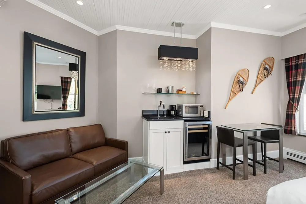 Independence Square 302, Top Floor Stylish Hotel Room with Wet Bar, A/C, in Downtown Aspen