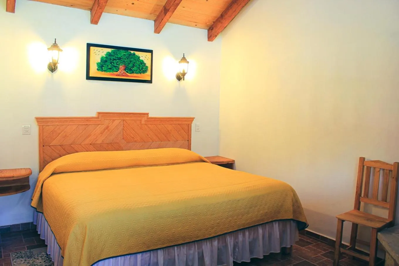 Bed in Cabañas Rincón Escondido