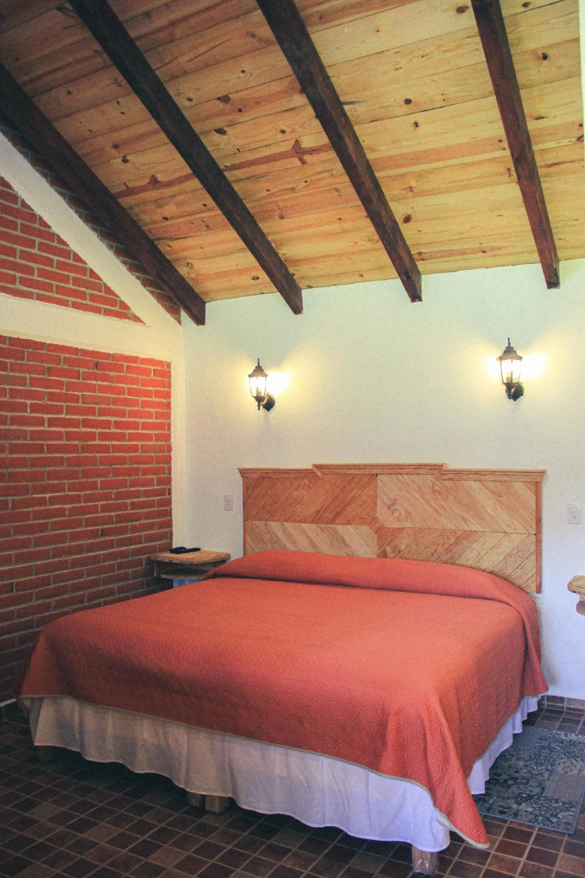 Bed in Cabañas Rincón Escondido