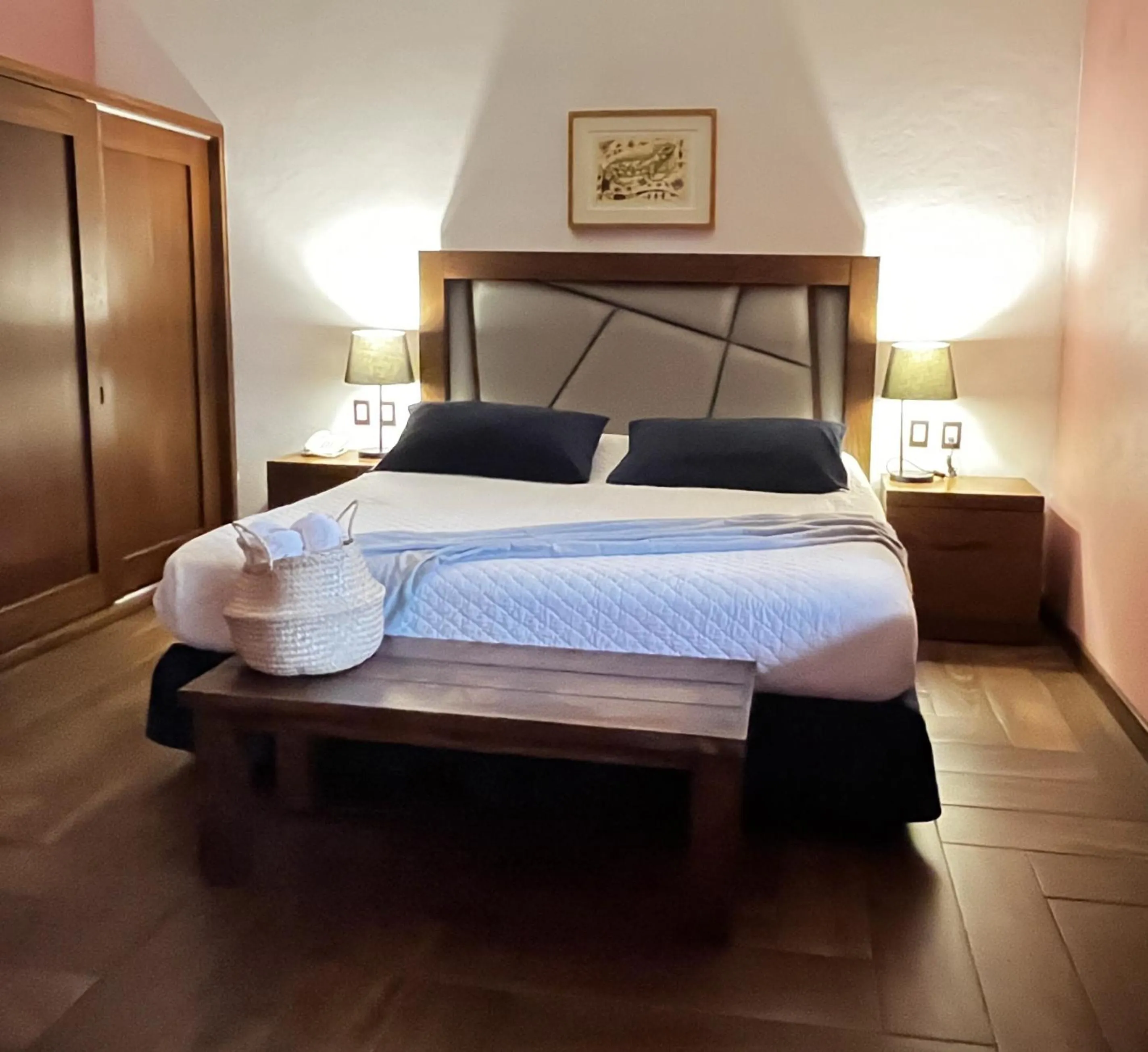 Bed in Hotel Siglo 17