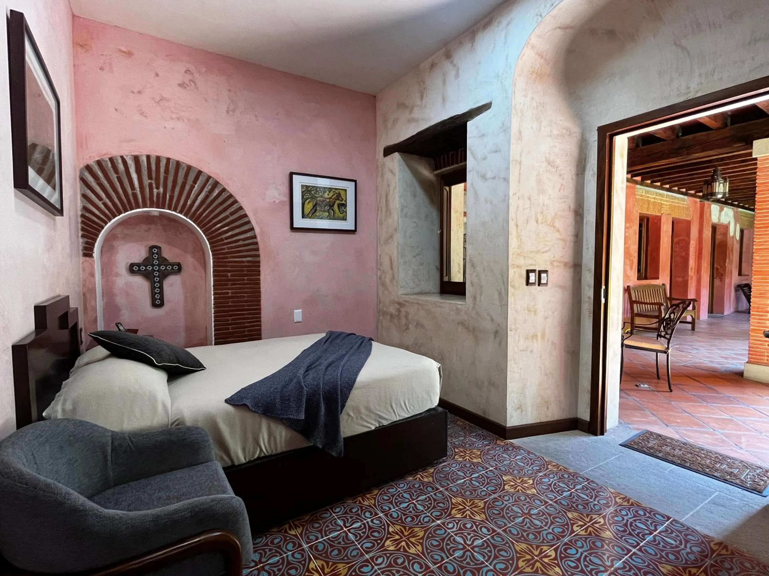 Bed in Hotel Siglo 17