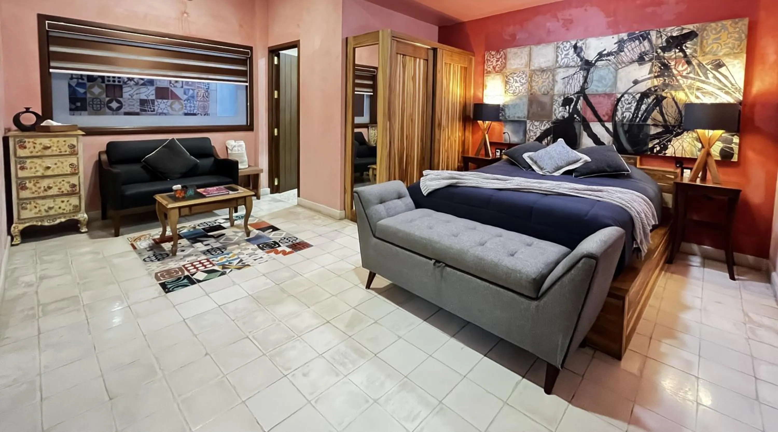 Bed in Hotel Siglo 17