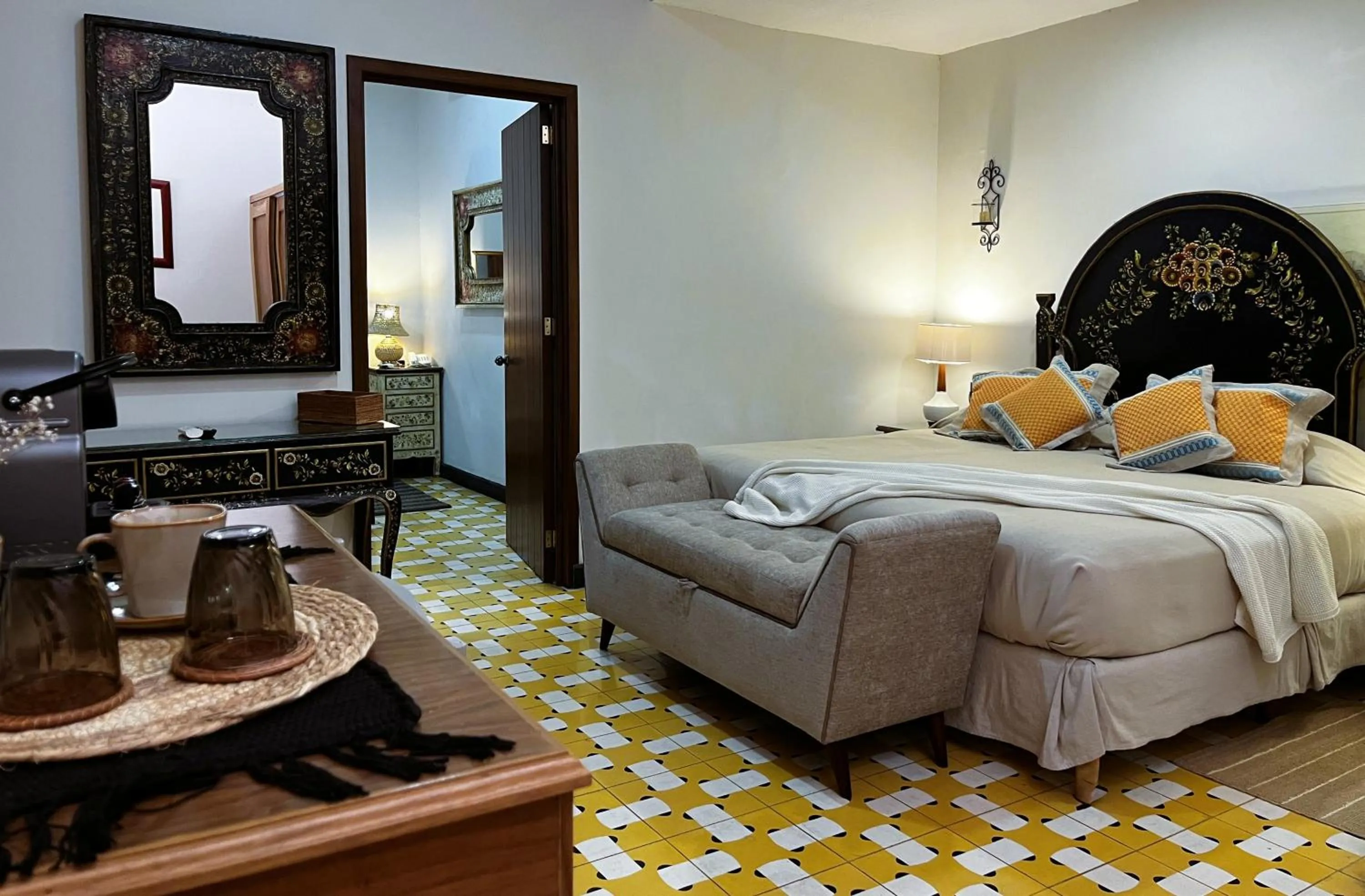 Bed in Hotel Siglo 17