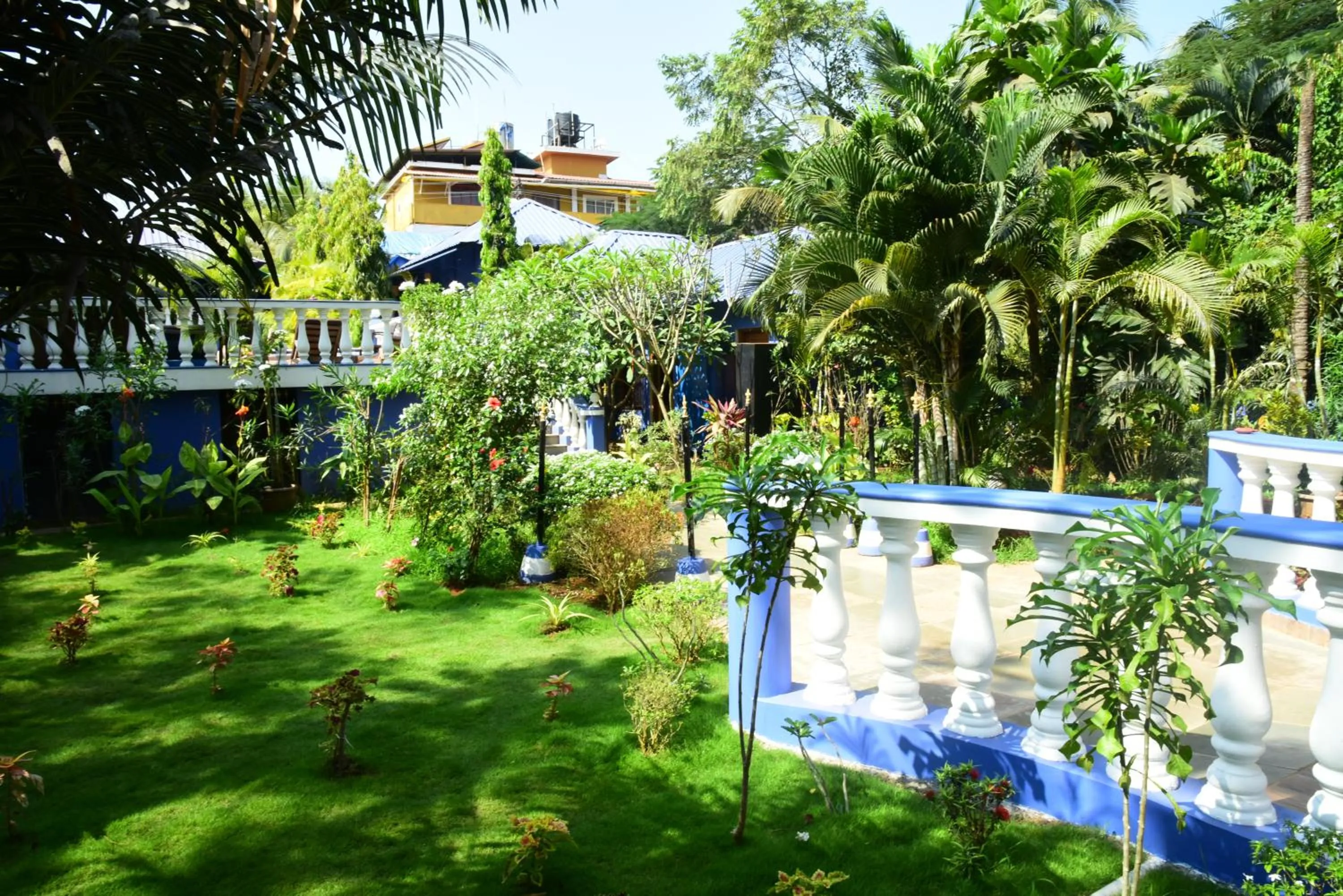 Garden view in Mayflower Beach Resort