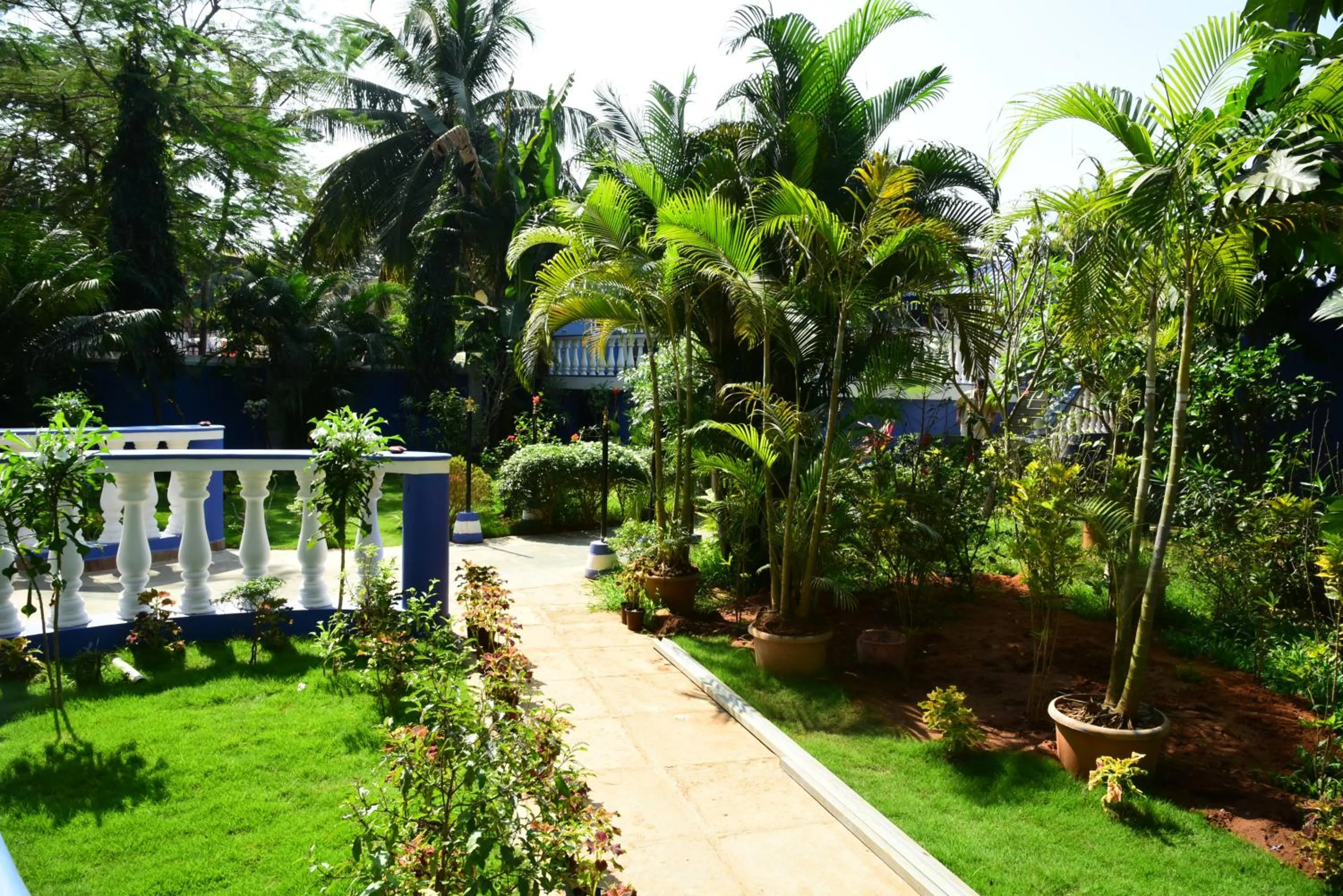 Garden view in Mayflower Beach Resort
