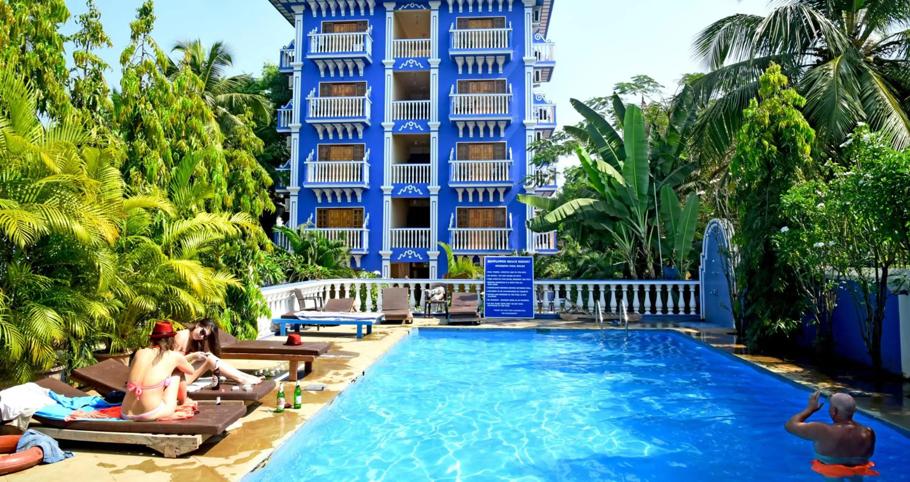 Balcony/Terrace in Mayflower Beach Resort