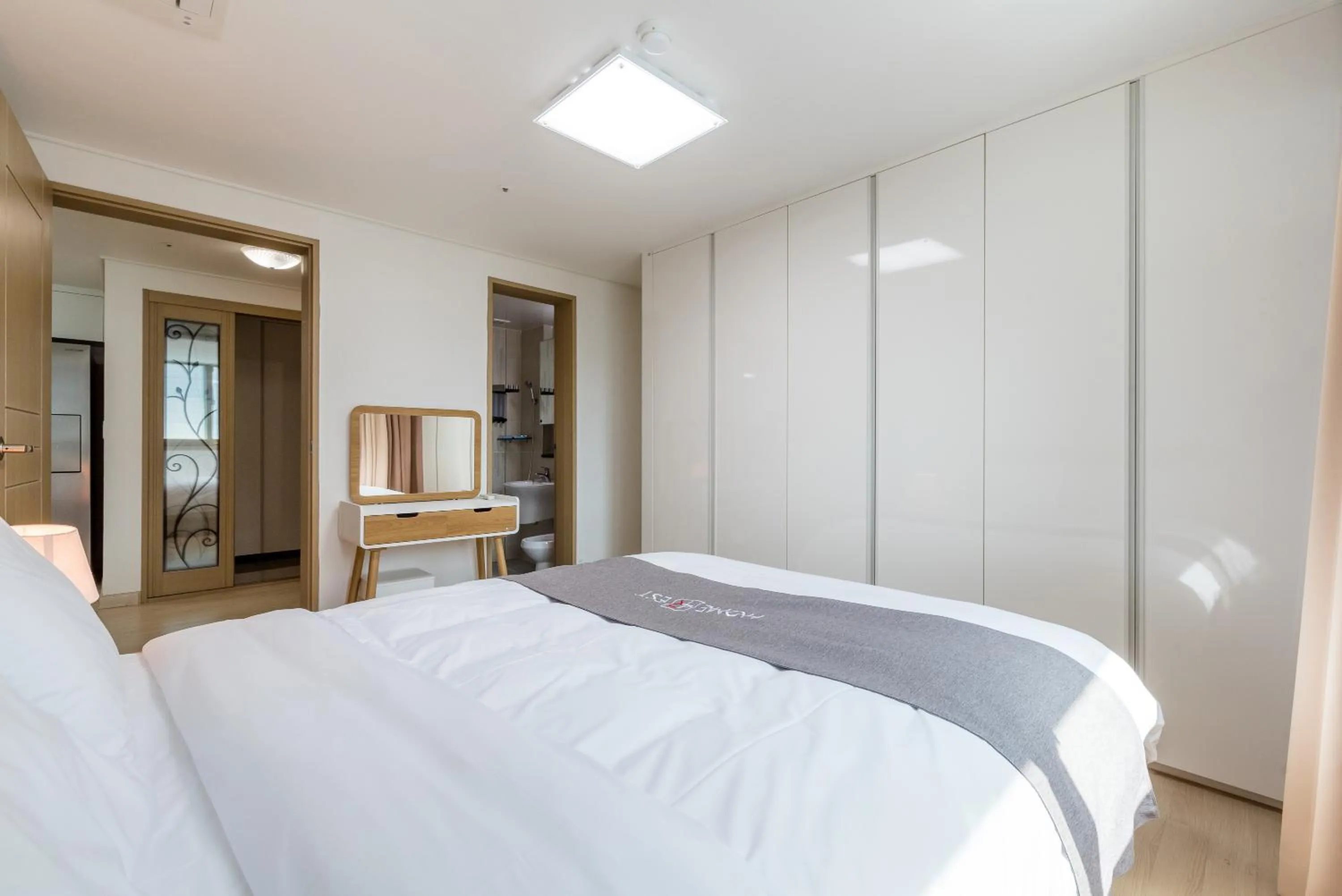 Bed in Home Fourest Residence Hotel Okpo