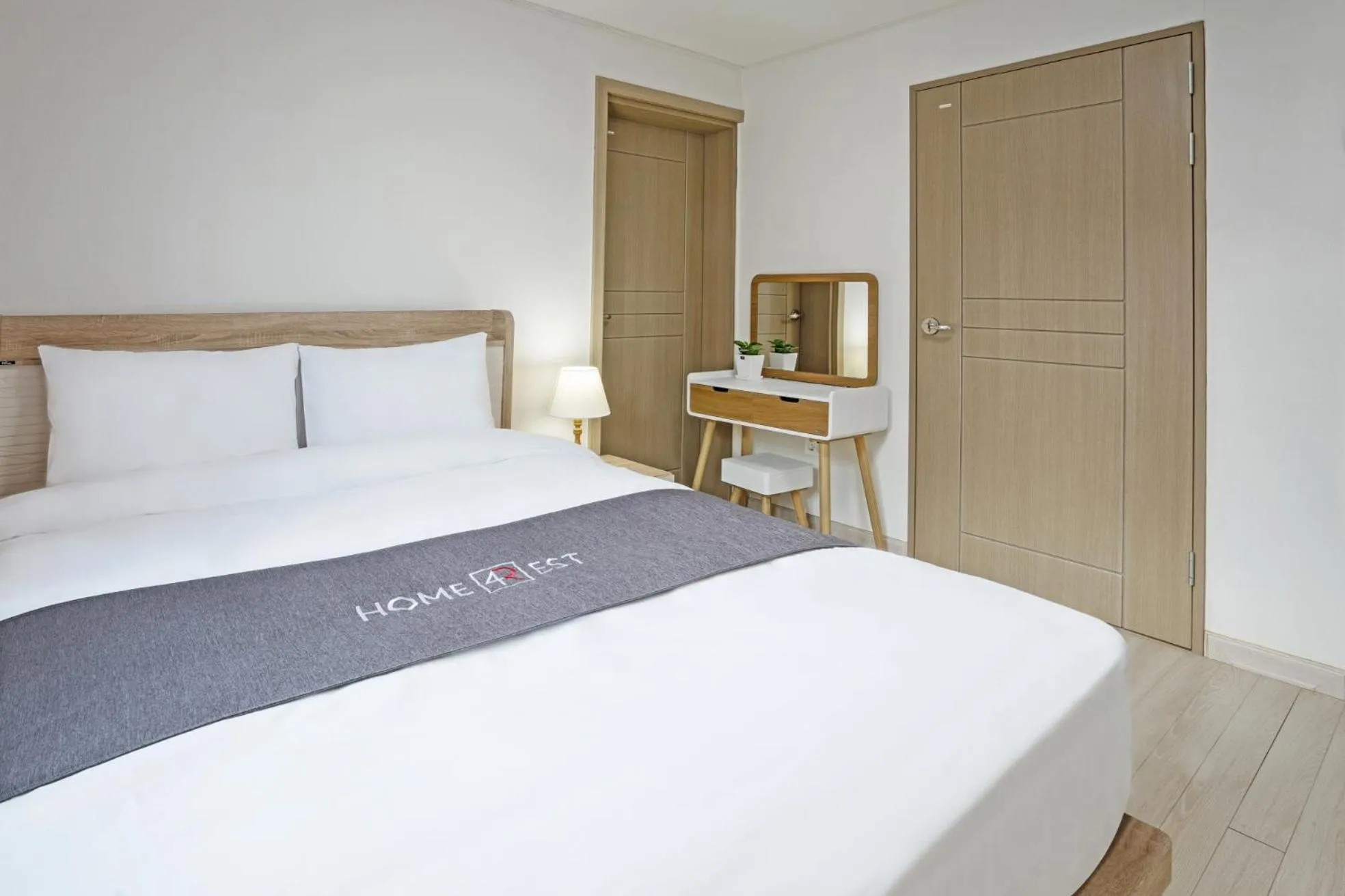 Bed in Home Fourest Residence Hotel Okpo