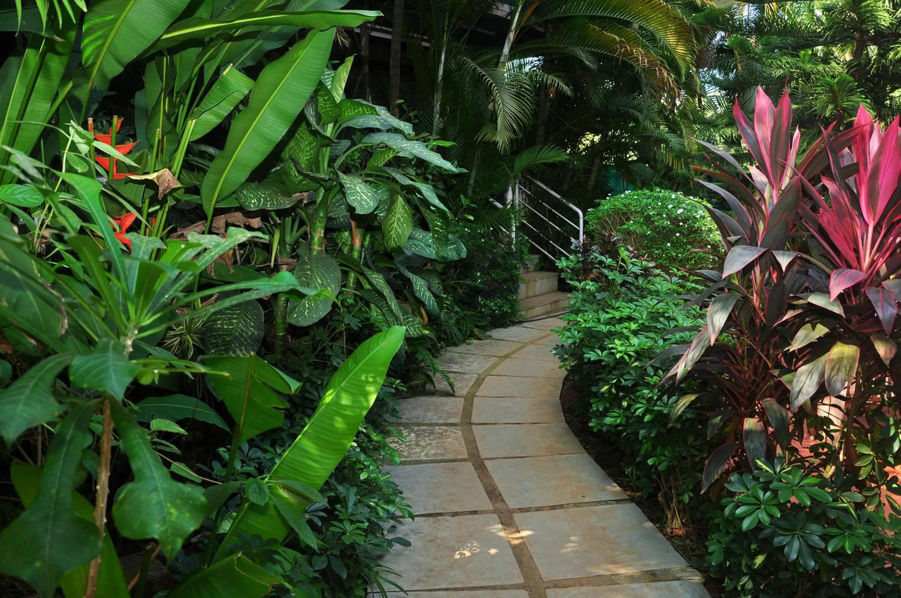 Garden in Villa Theresa Beach Resort