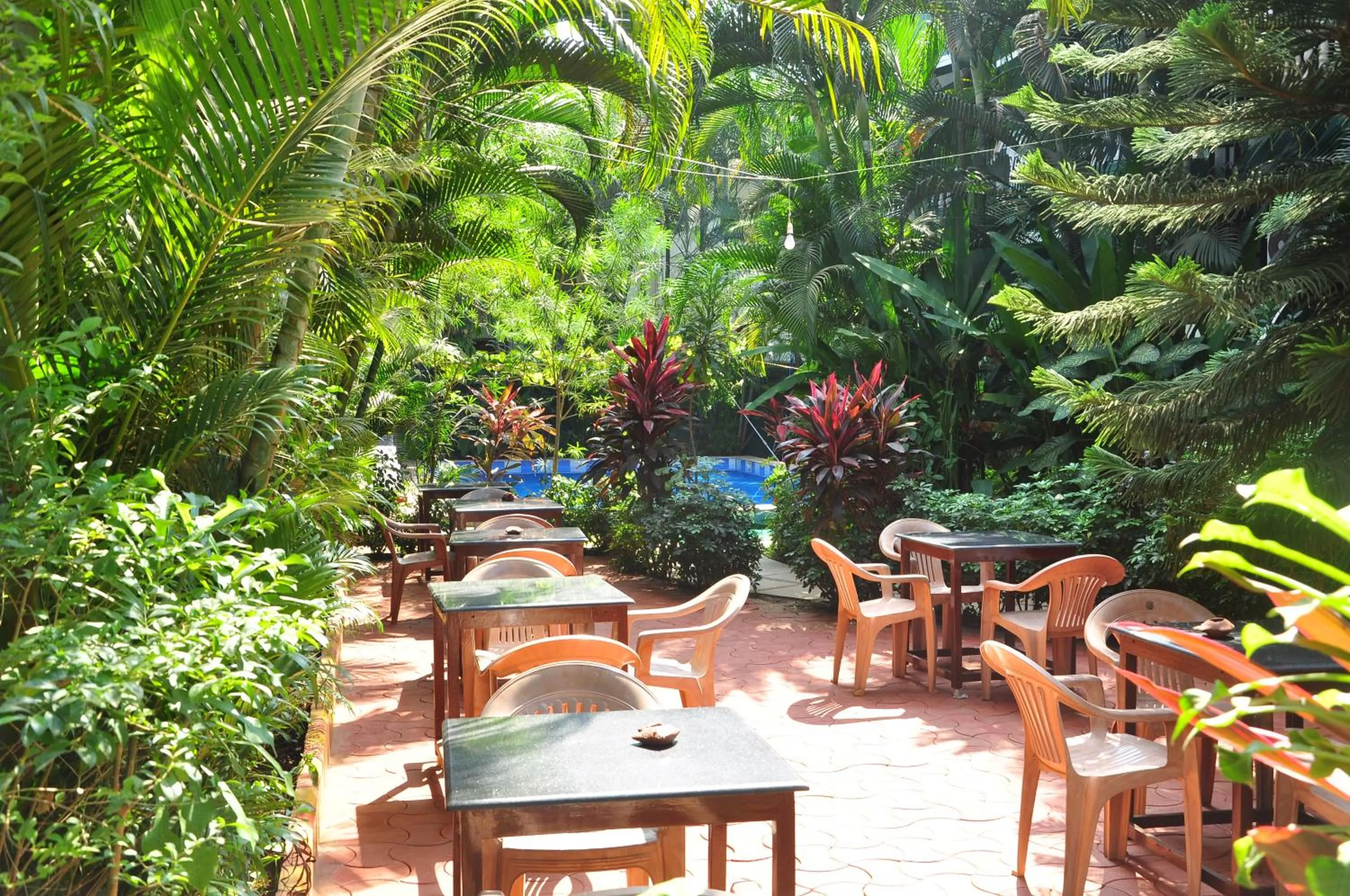Patio in Villa Theresa Beach Resort