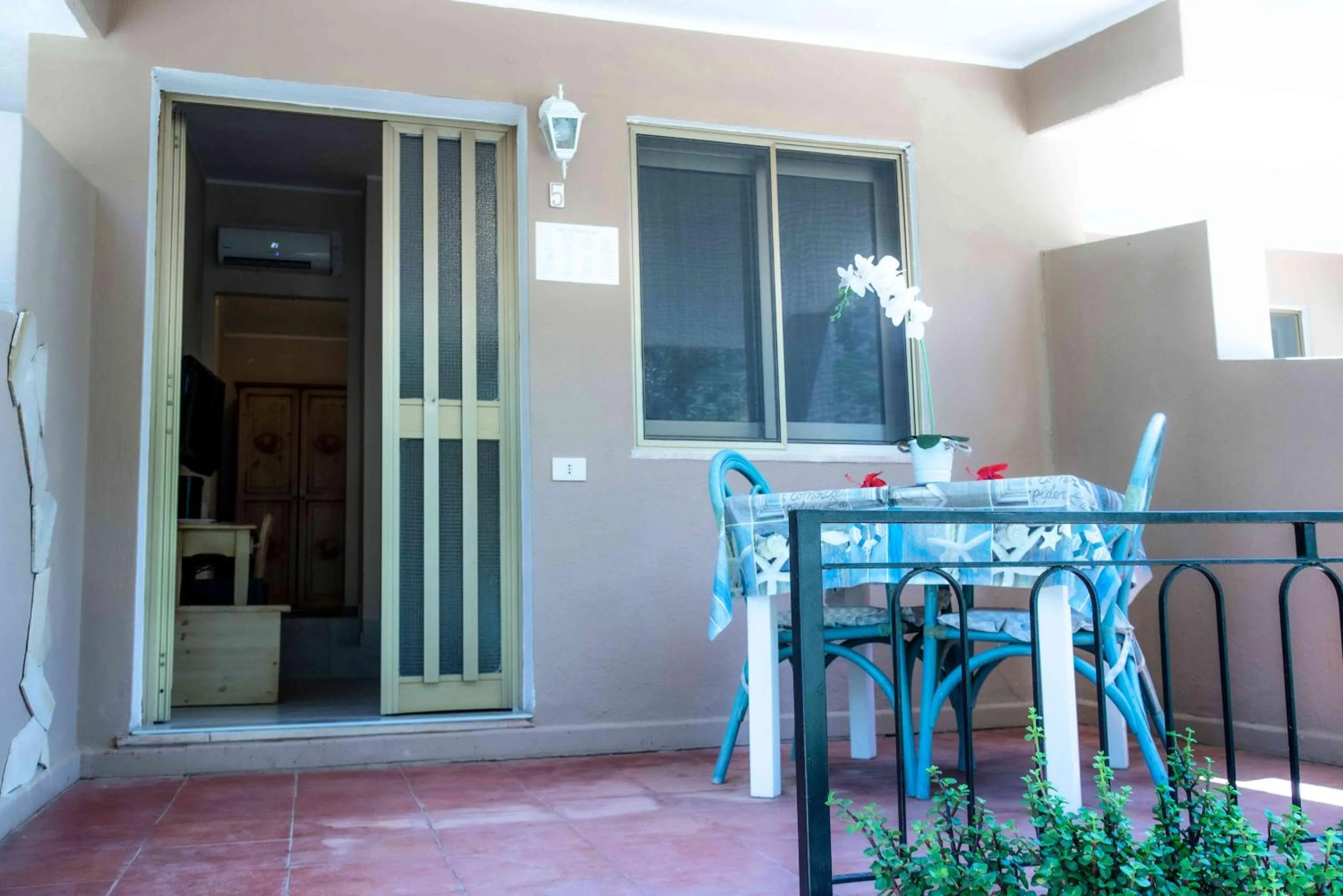 Patio in Hotel L'Oleandro