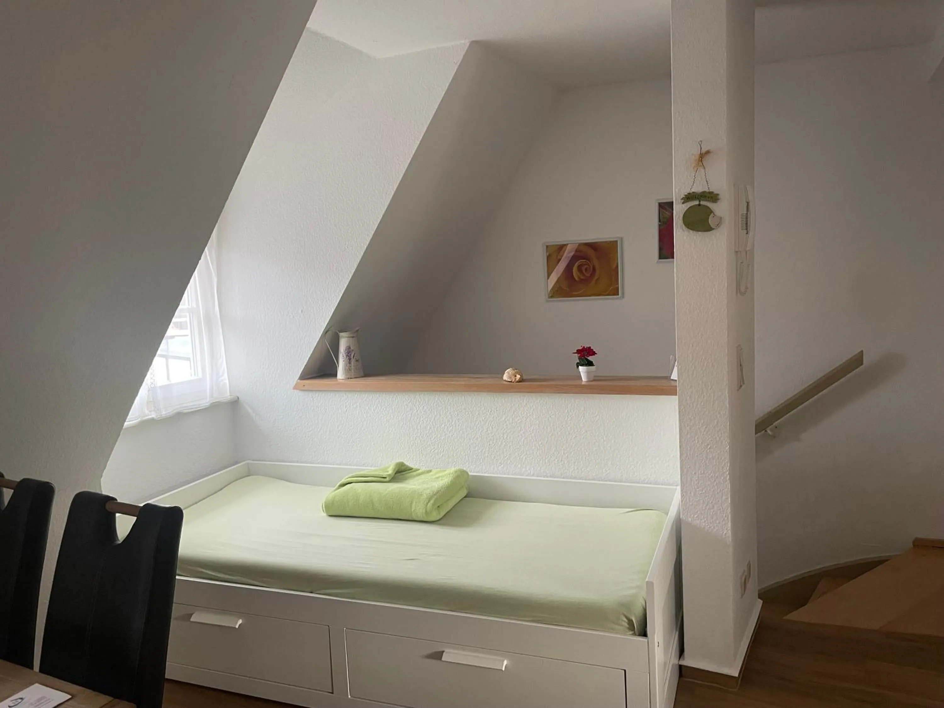 Living room, Bed in Urlaub im Fachwerk - Klink