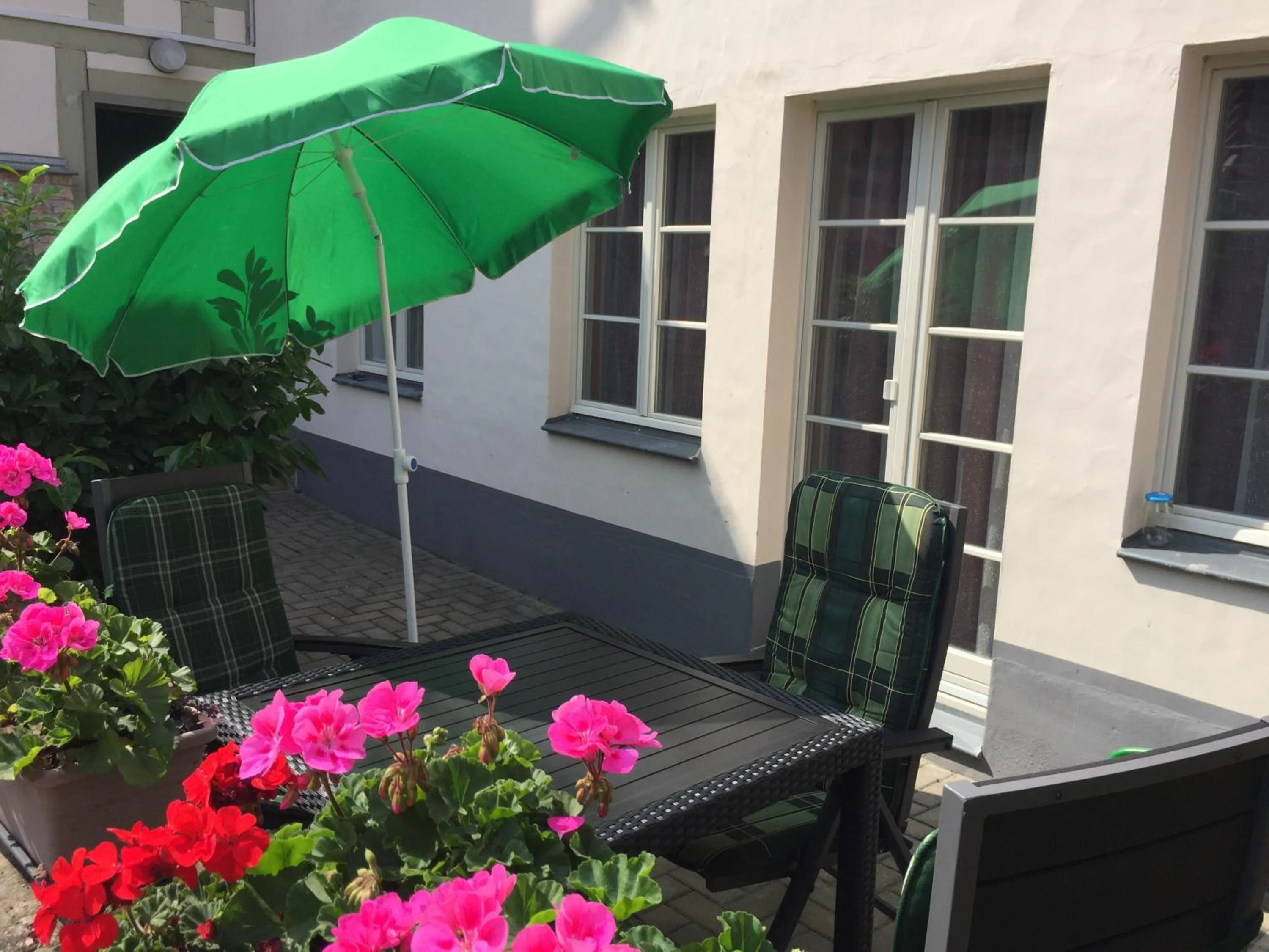 Balcony/Terrace in Urlaub im Fachwerk - Klink