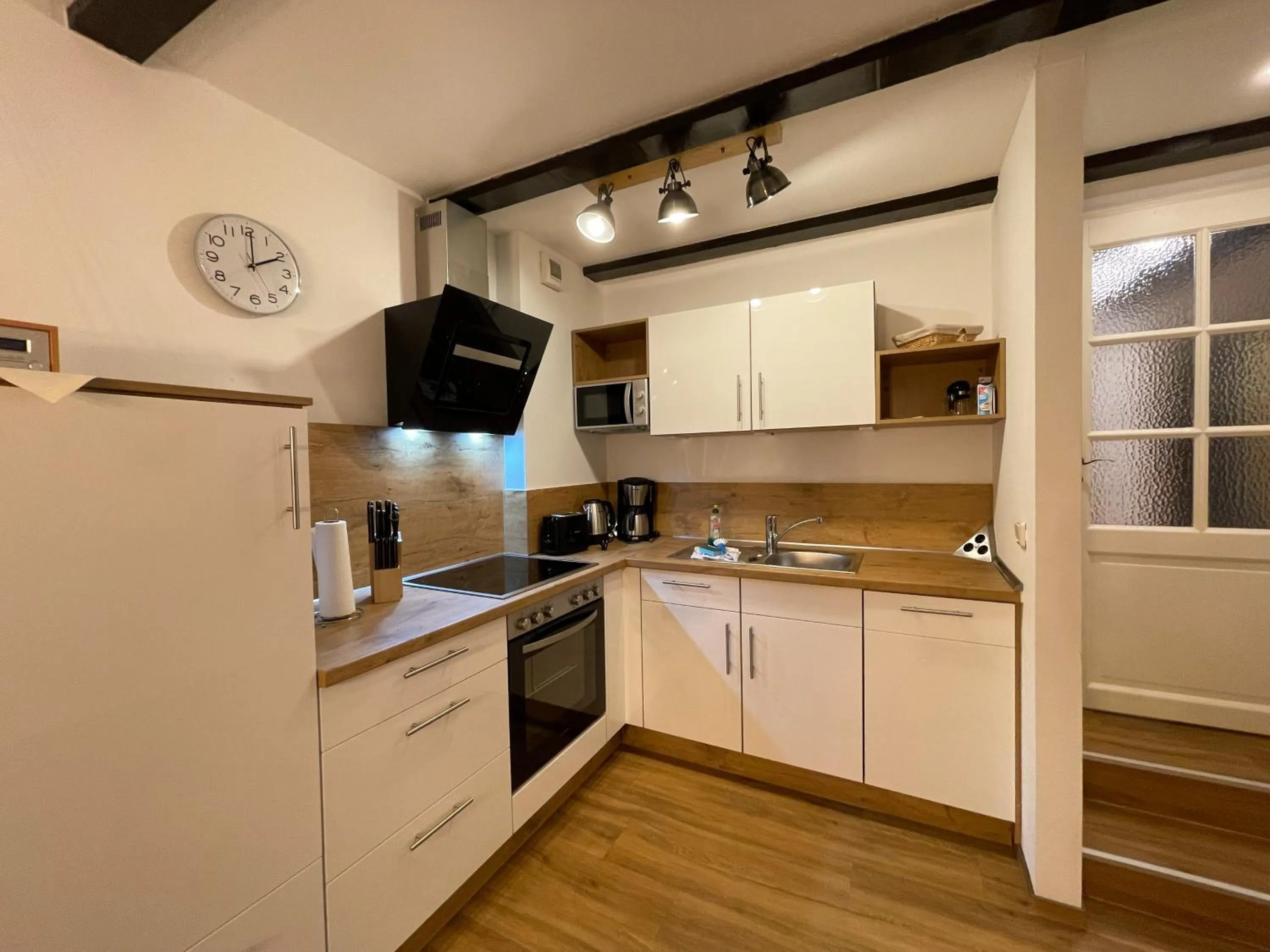 Kitchen or kitchenette in Urlaub im Fachwerk - Klink