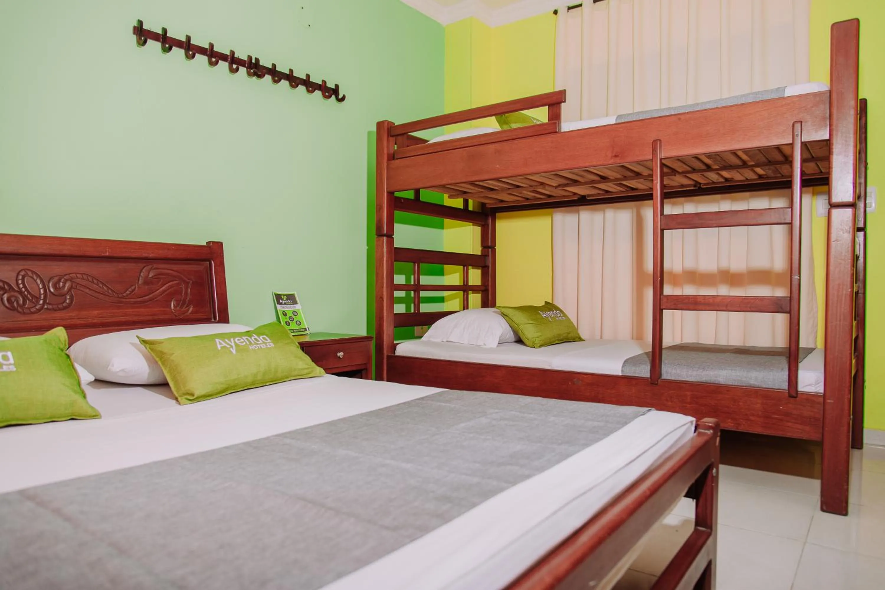 Bed in Hotel Tayrona Mágico