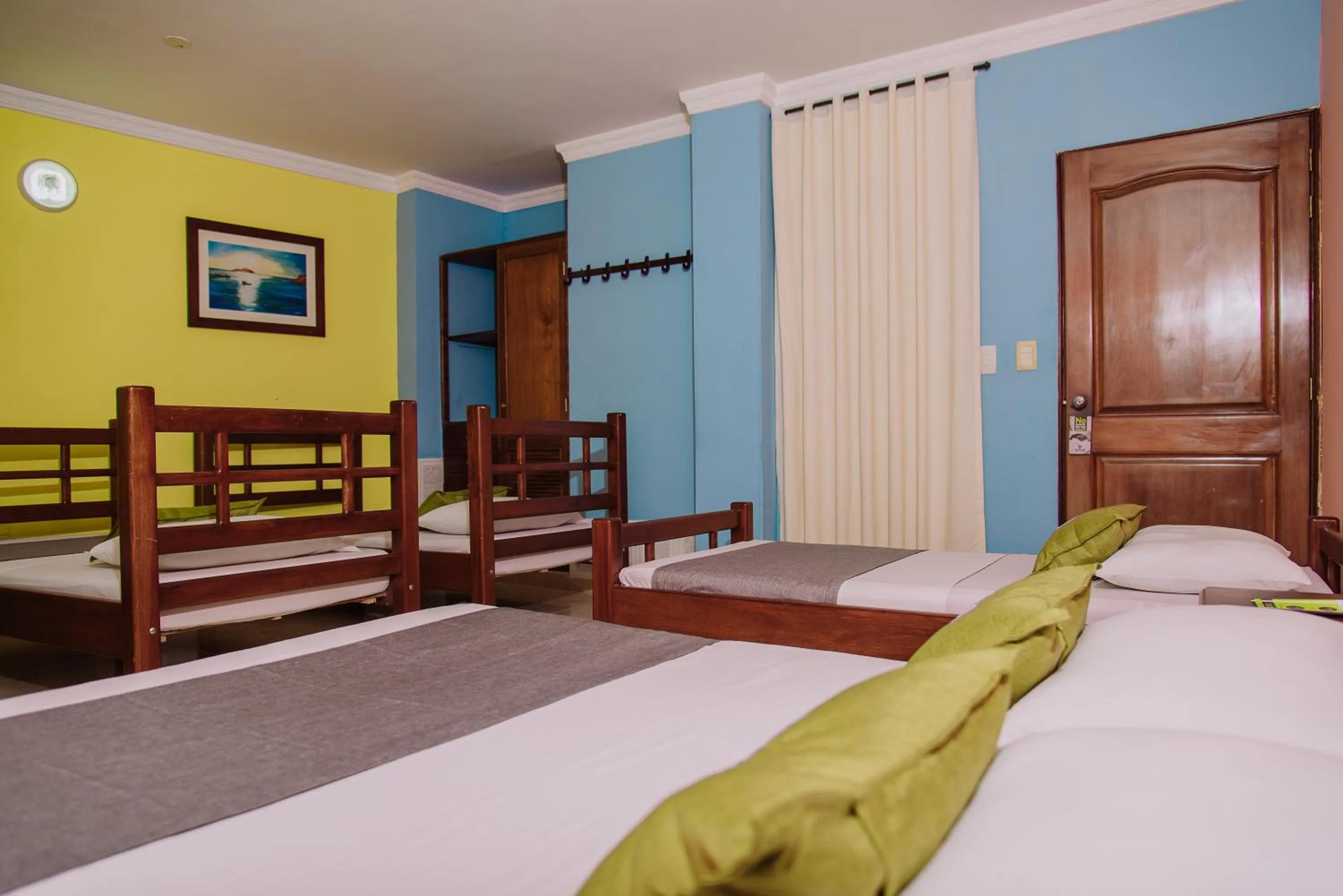 Bed in Hotel Tayrona Mágico