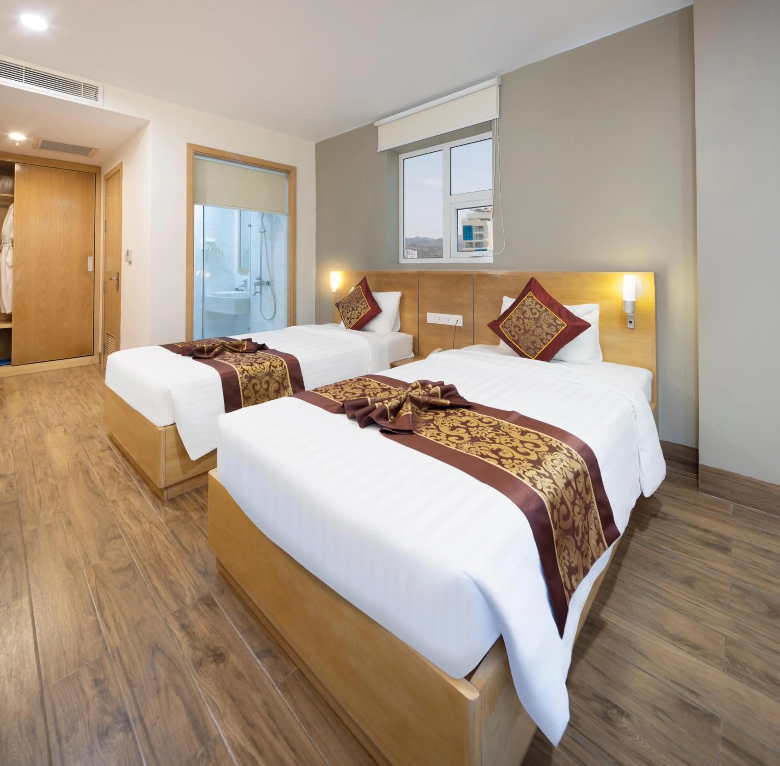 Bed in Gibson Hotel Nha Trang