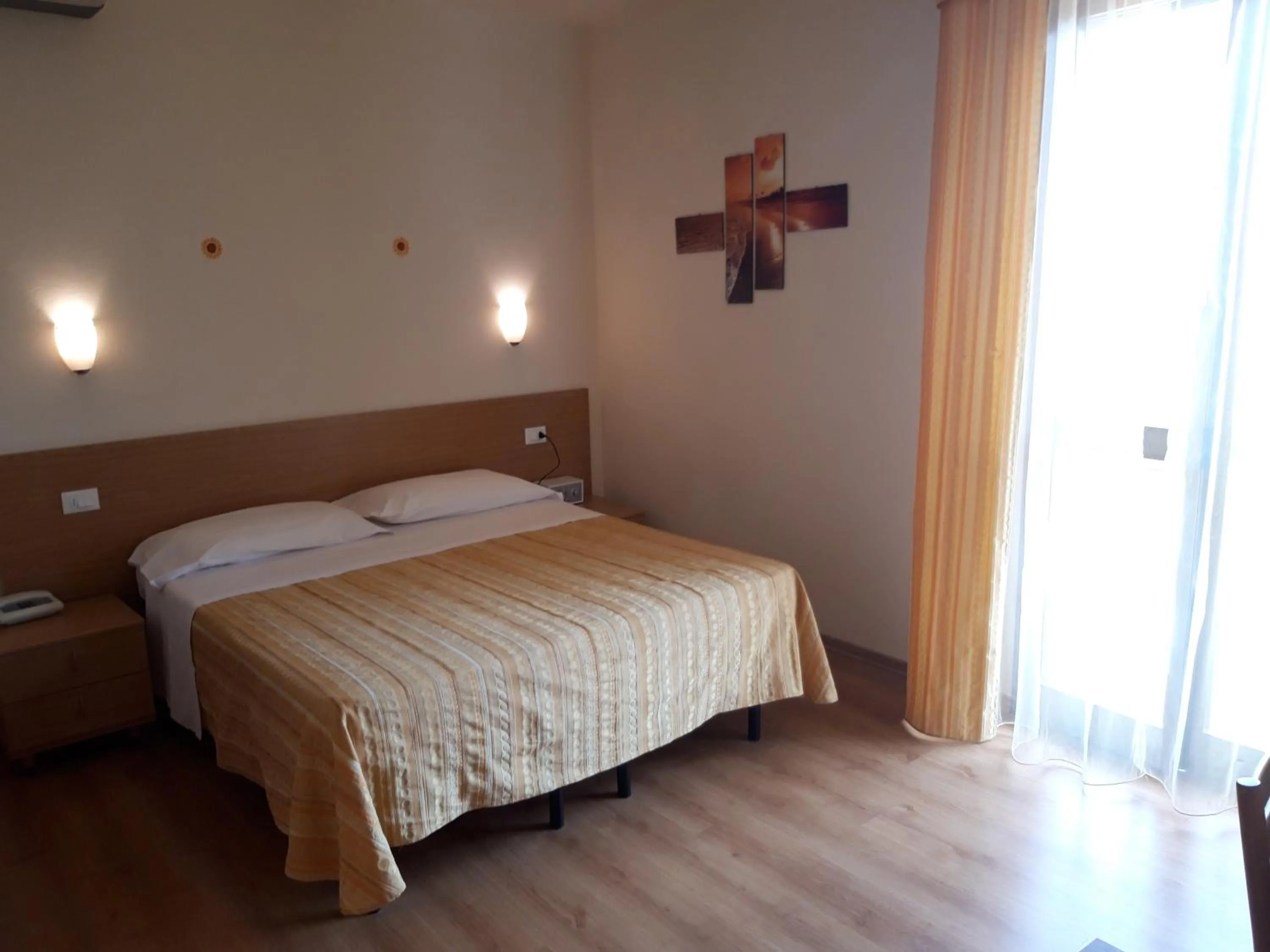 Bed in Hotel Mariani