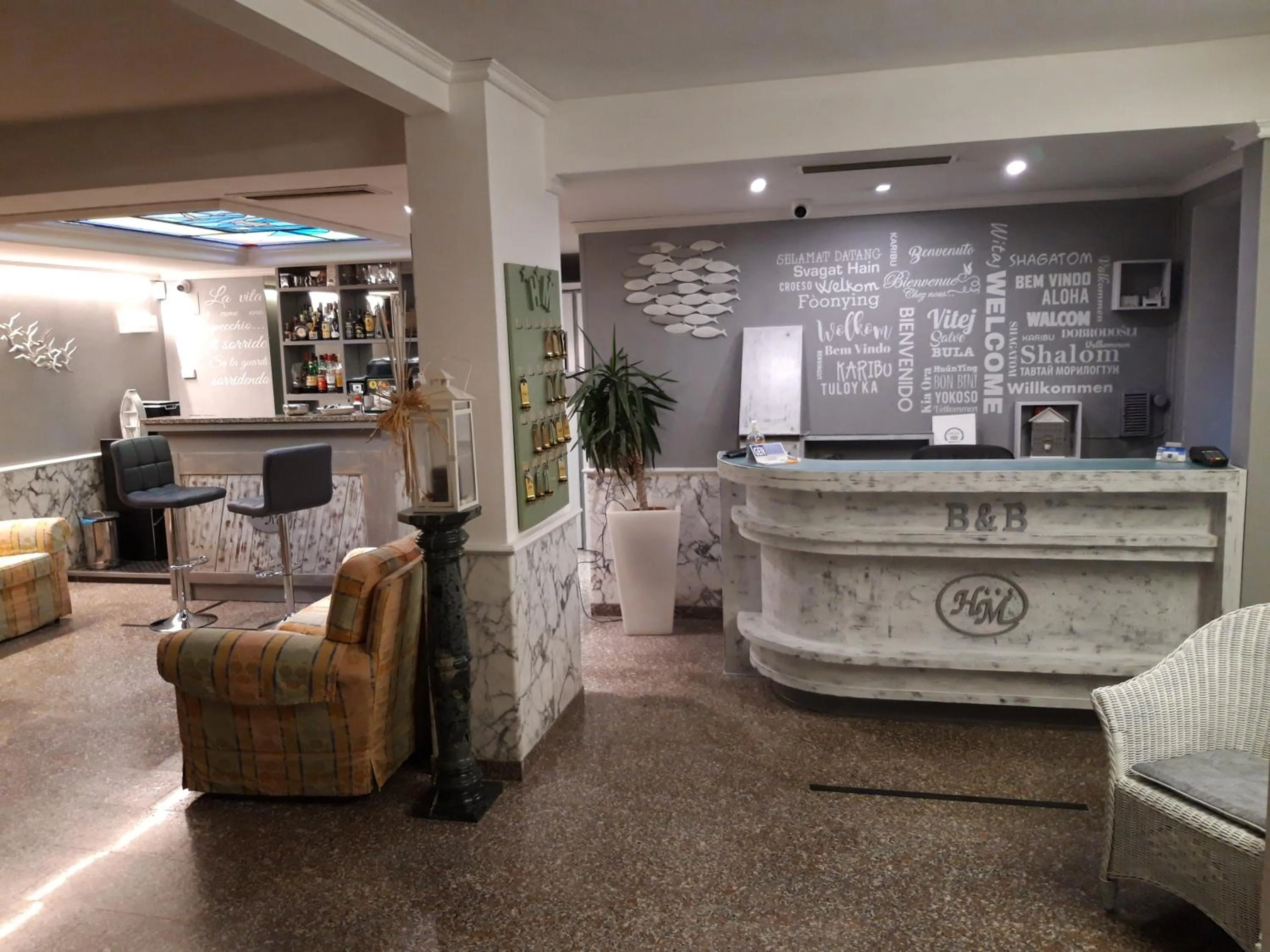 Lobby or reception in Hotel Mariani