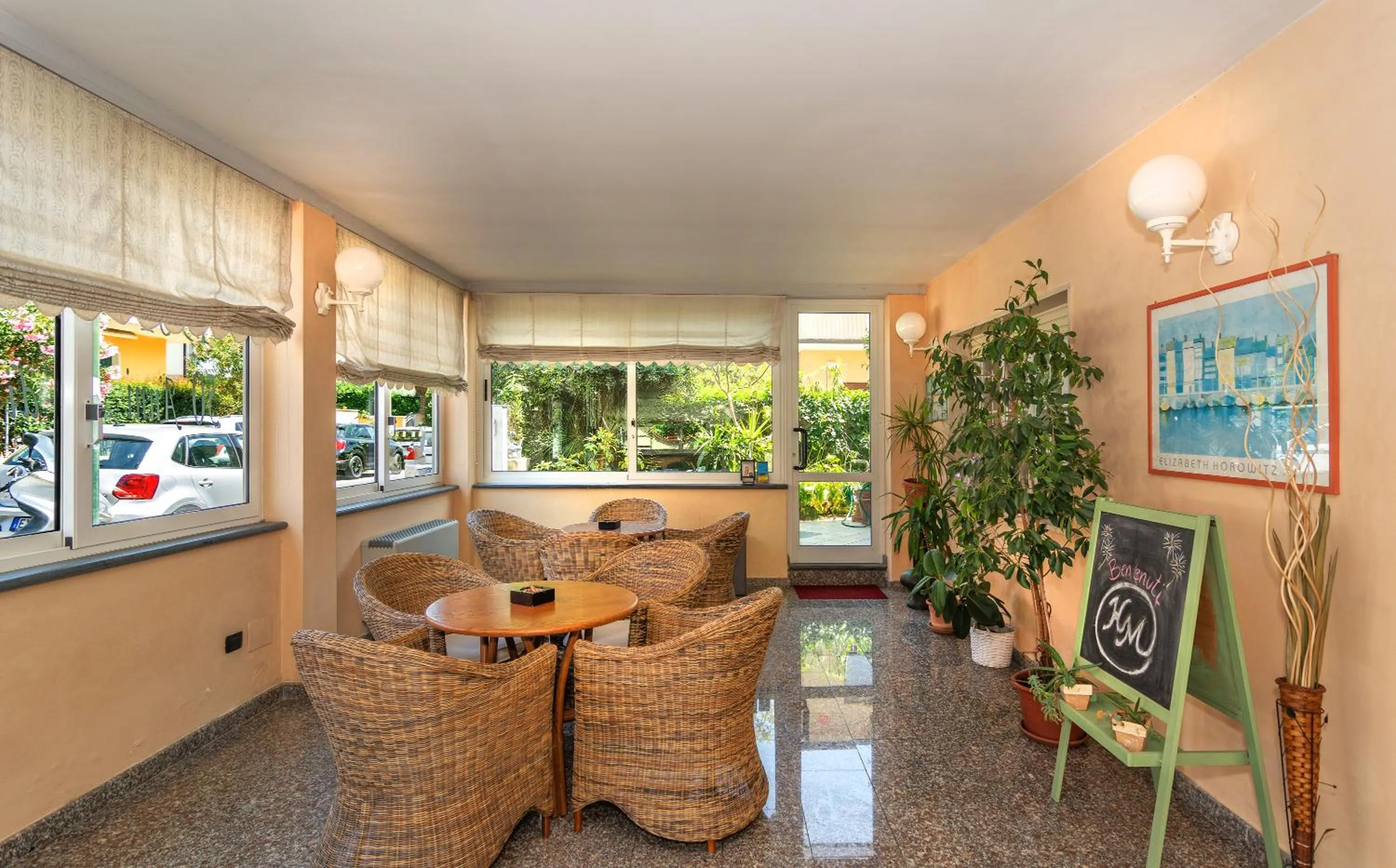 Lobby or reception in Hotel Mariani