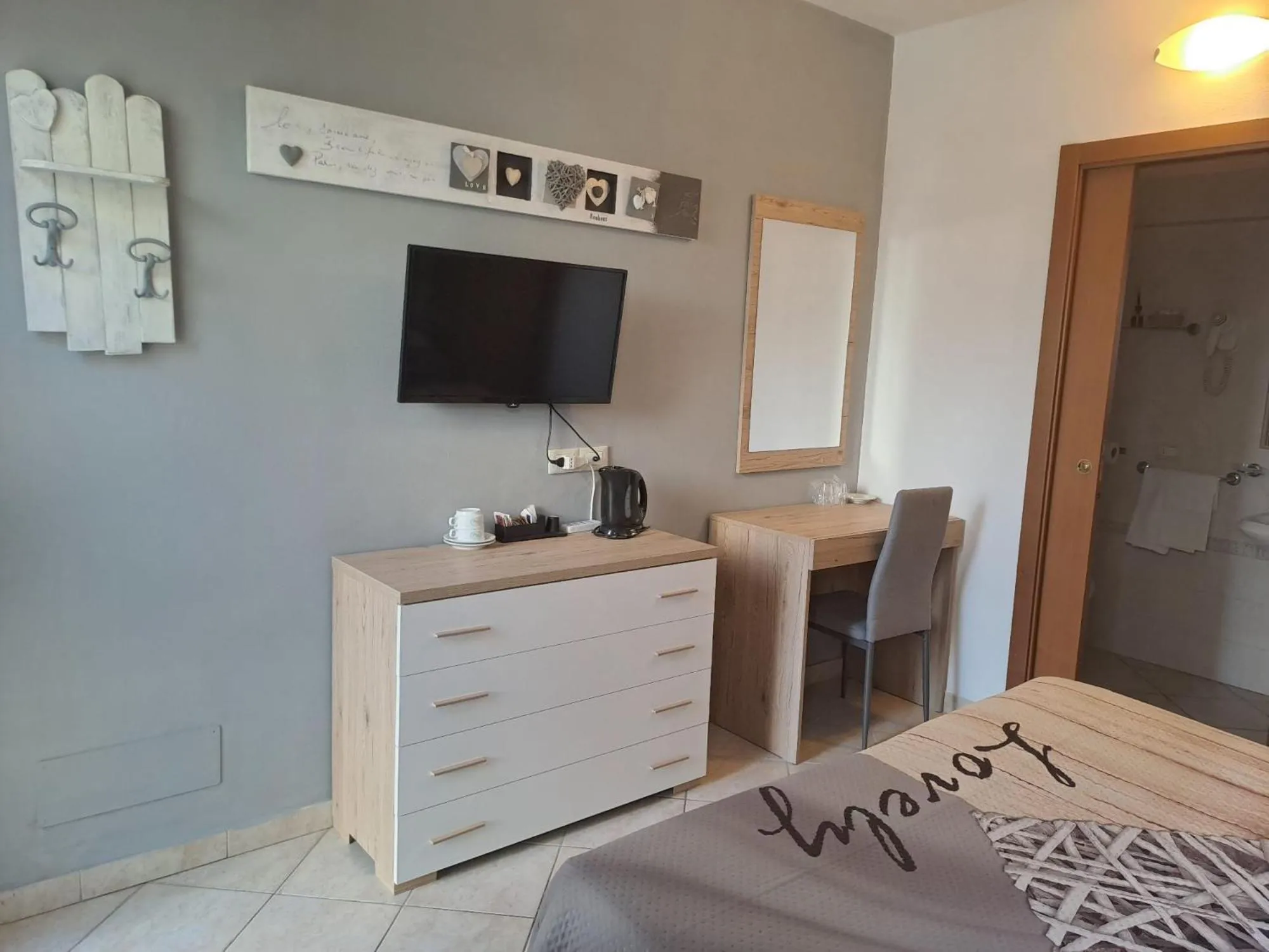 Bed in Hotel Mariani