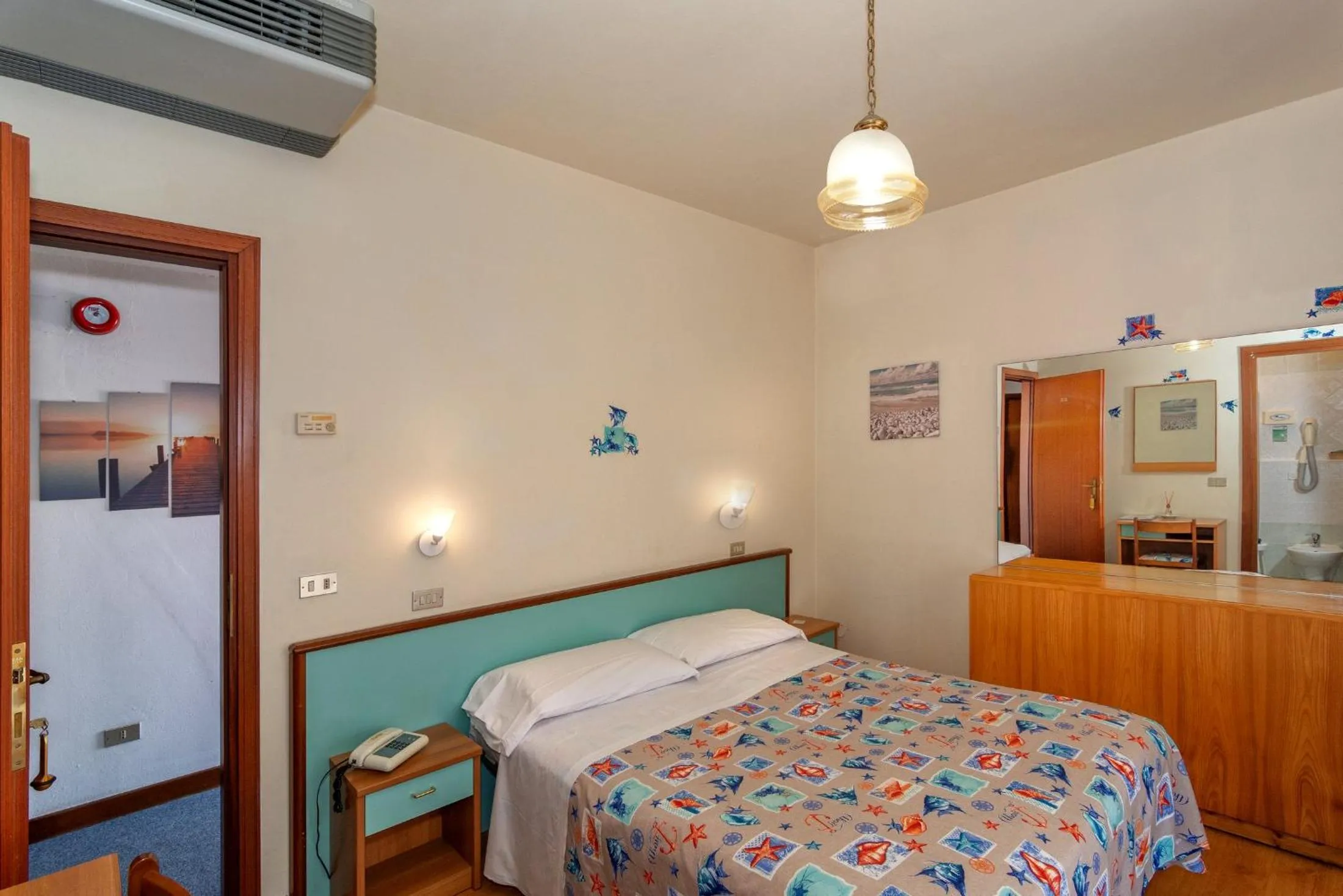 Bed in Hotel Mariani