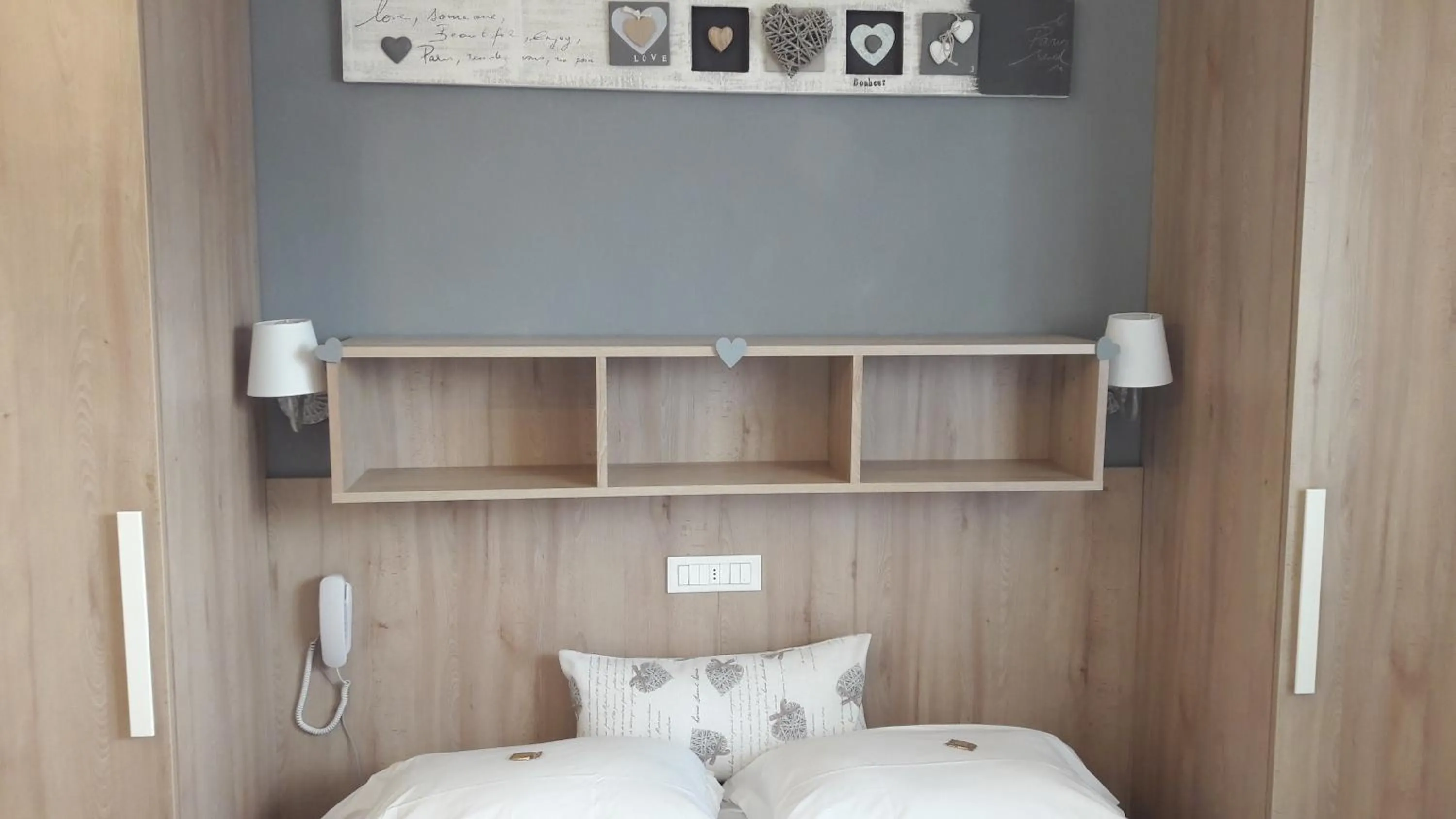 Bed in Hotel Mariani