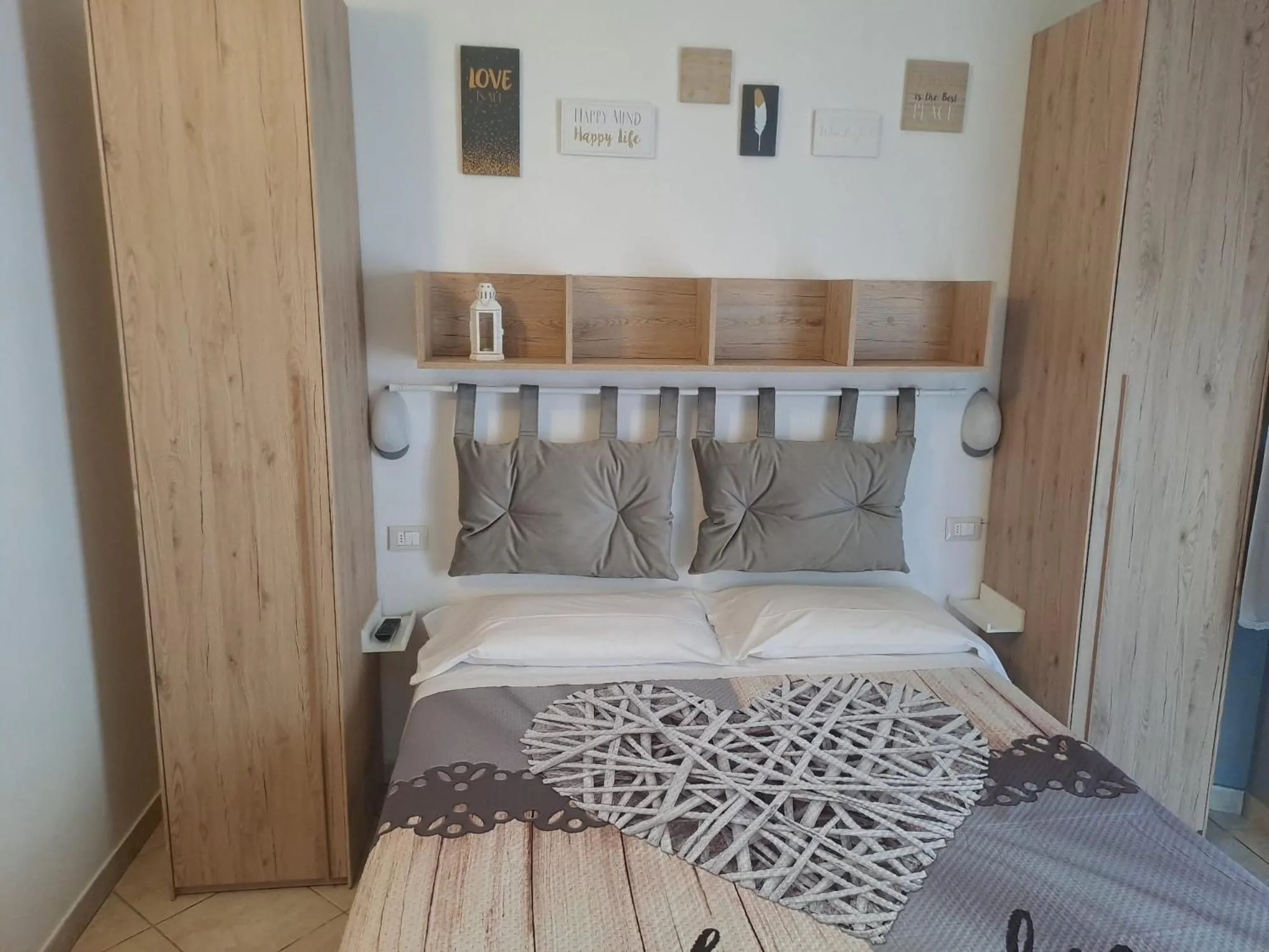 Bed in Hotel Mariani