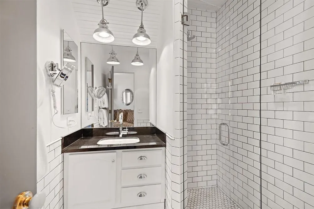 Bathroom in Independence Square 305, Remodeled, 3rd Floor Hotel Room in Aspen's Best Location