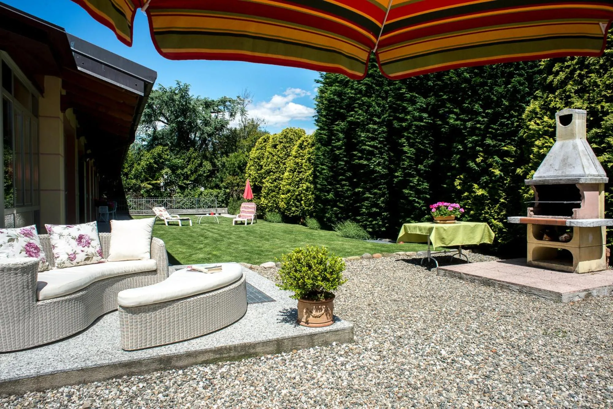 BBQ facilities in Residence Ortensia