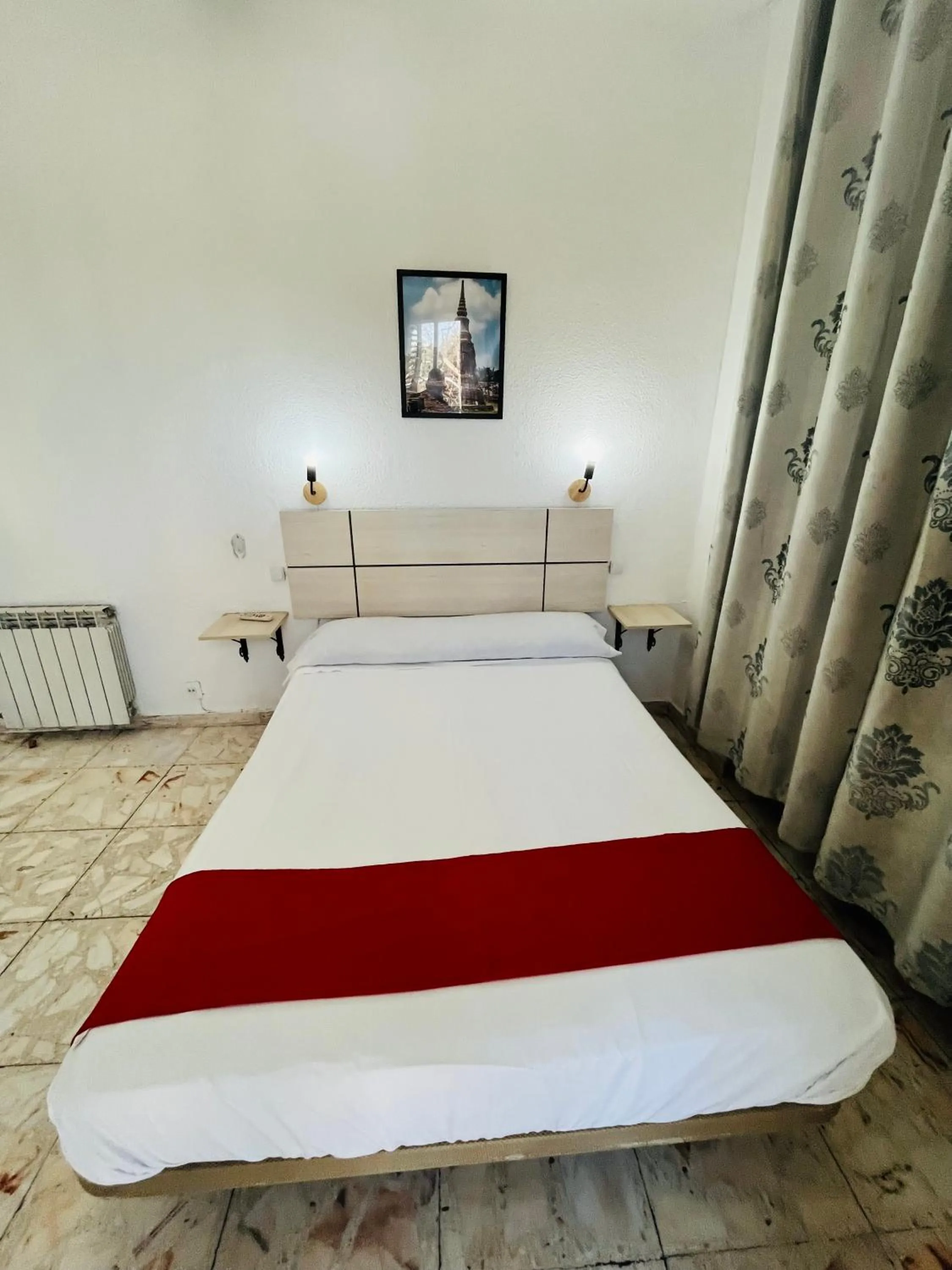 Bed in Pensión Rivera