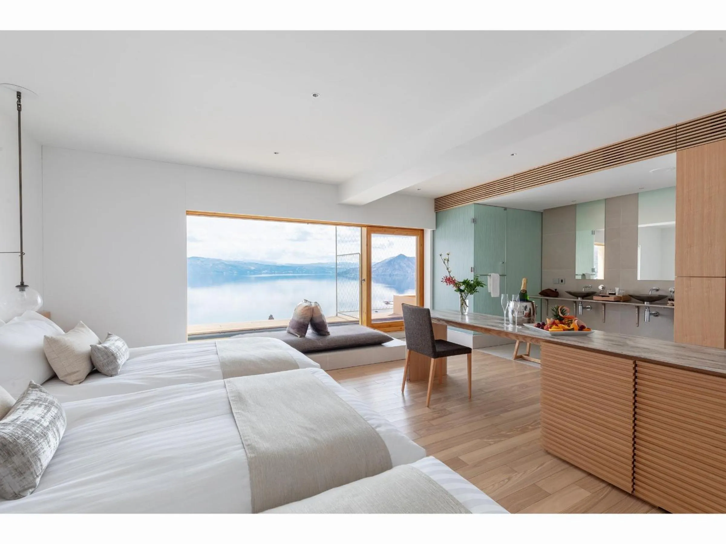 Photo of the whole room, Bed in WE Hotel Toya