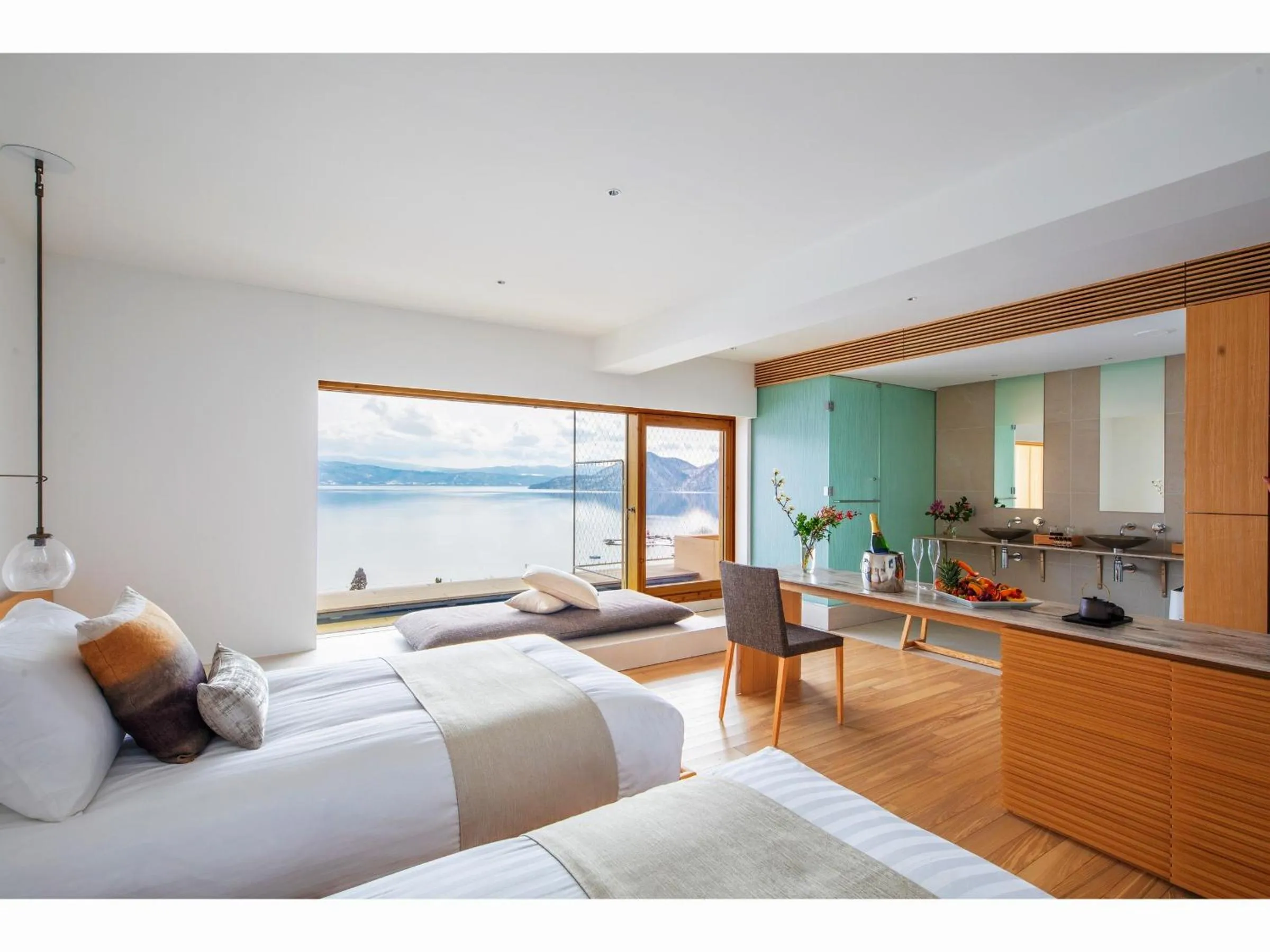 Bedroom, Bed in WE Hotel Toya